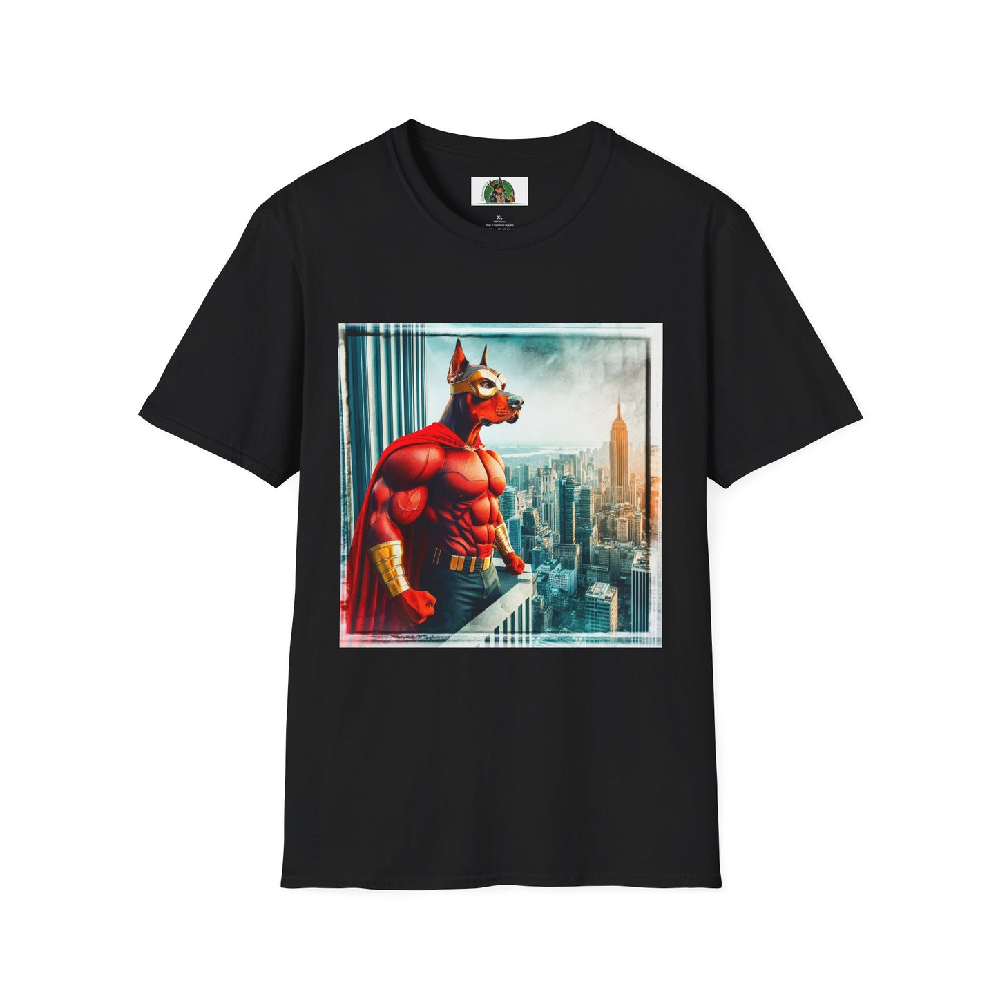 Doberman T-Shirt Printify XS Black 