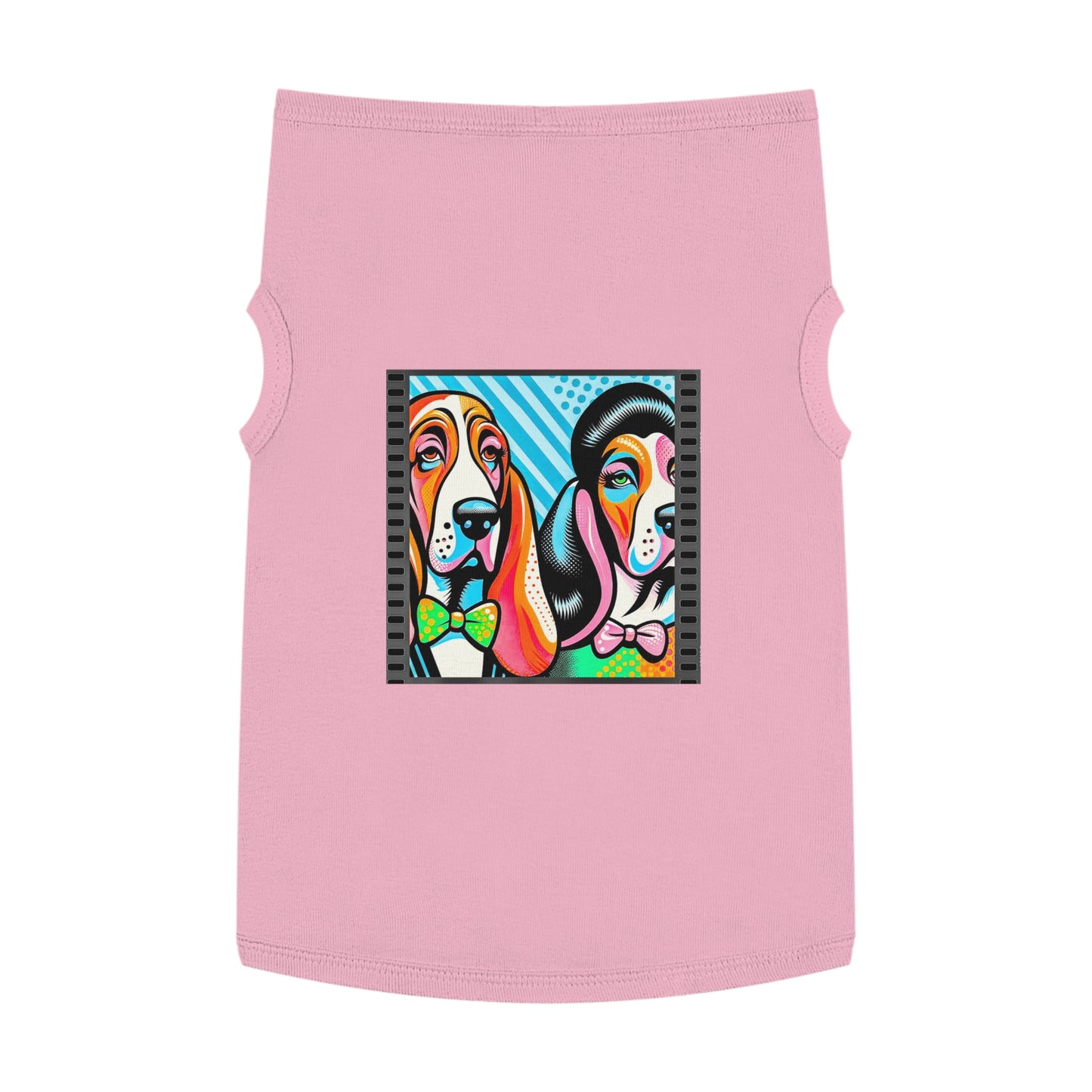 Pet Tank Top Basset Hound Pets Printify XL Pink