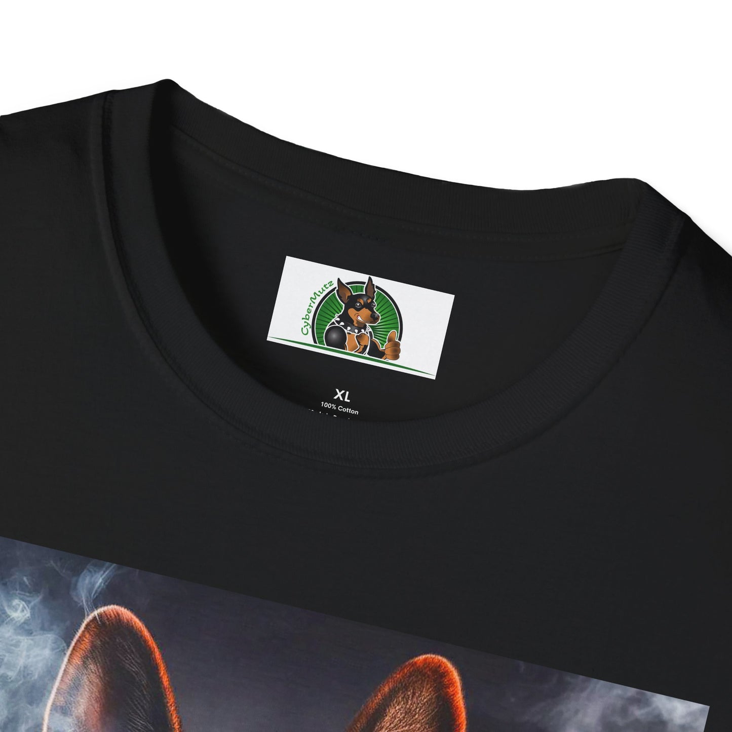 German Shepherd gambling puppy T-Shirt Printify