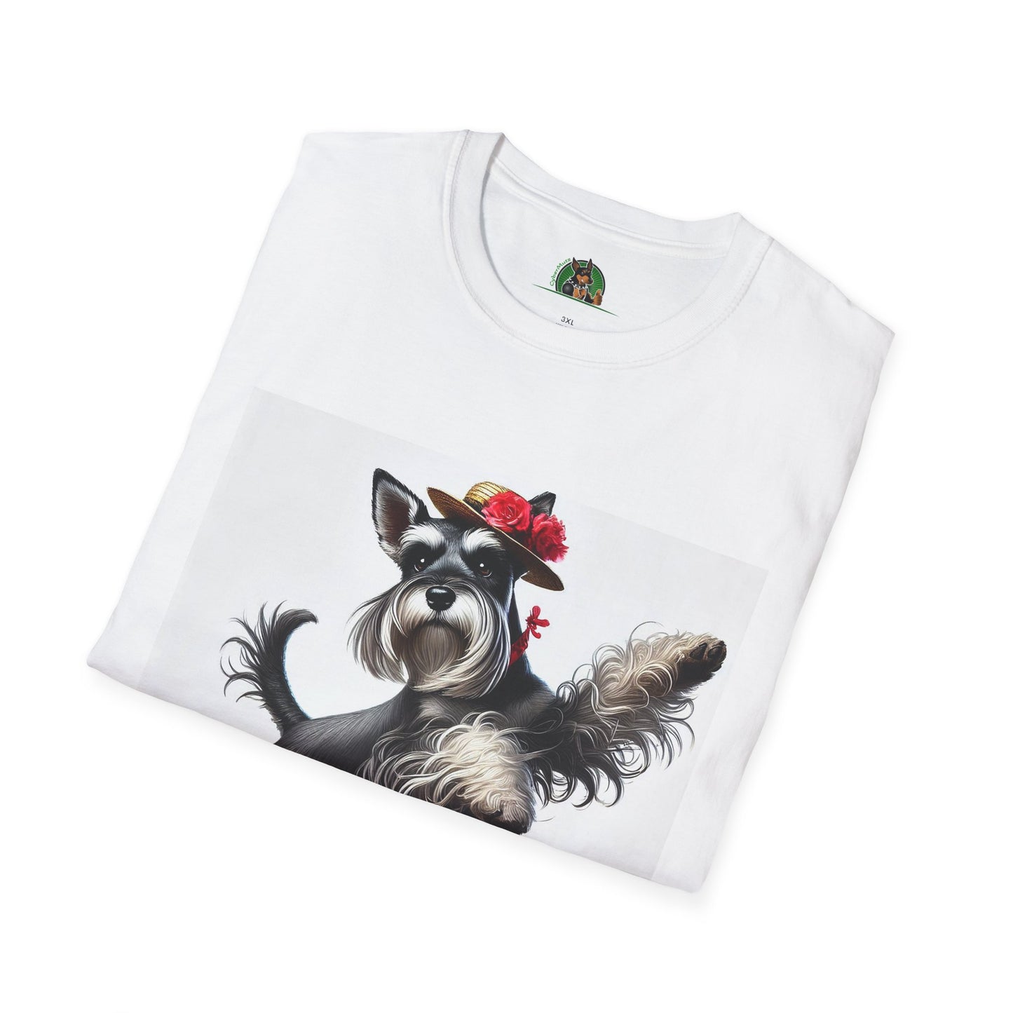 Dancing Miniature Schnauzer T-Shirt T-Shirt Printify