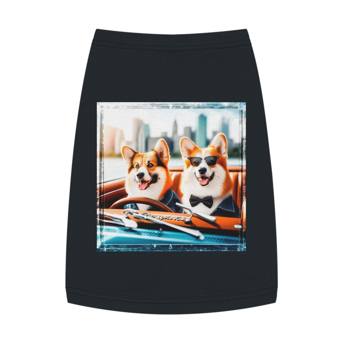 Wacky Pet Tank Top Pembroke Welsh Corgi Pets Printify   