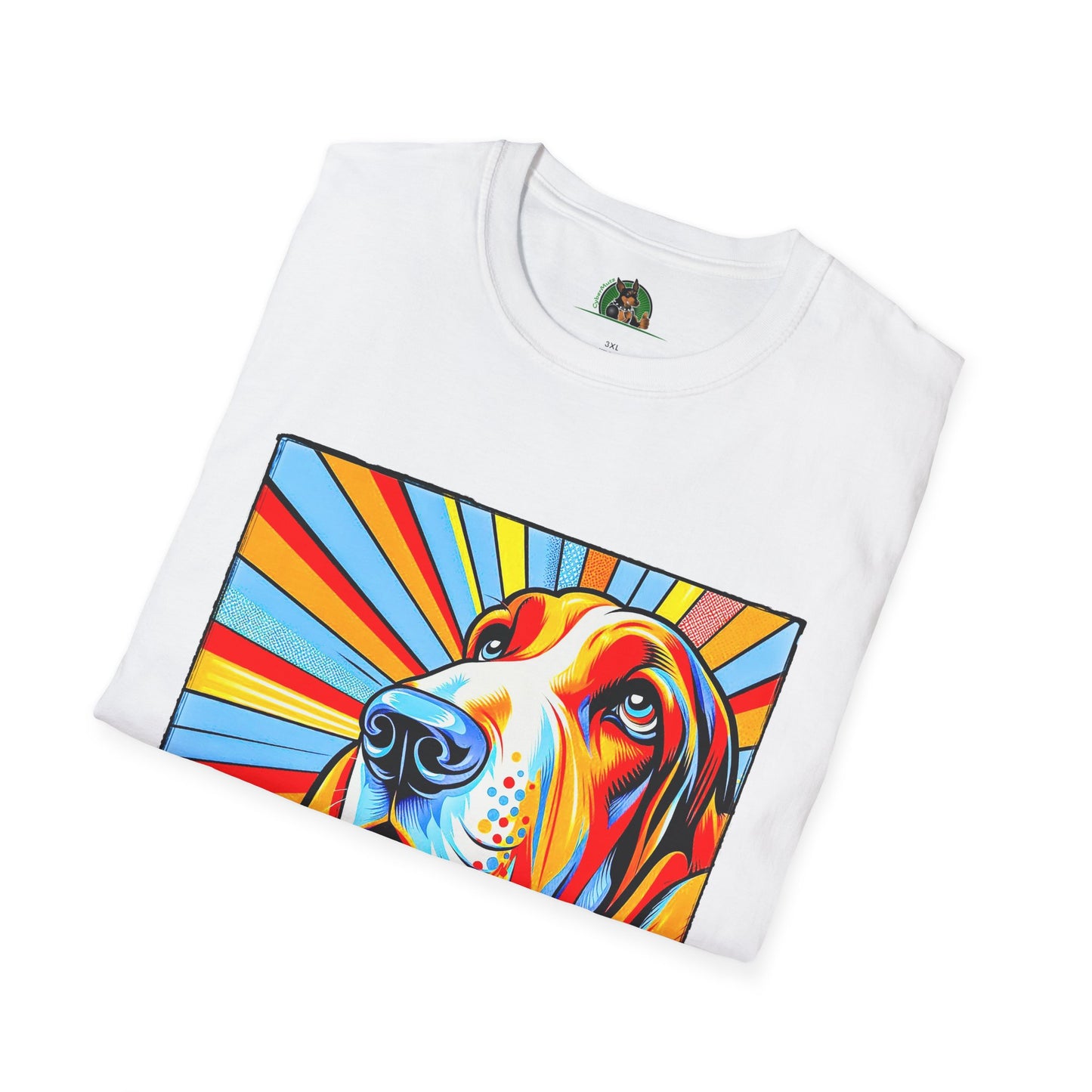 Basset Hound Pop Art Shirt T-Shirt Printify   