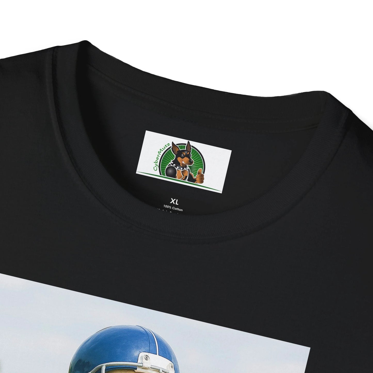 Labrador Retriever Football T-Shirt — Sports Dog Tee for Dog Lovers T-Shirt Printify