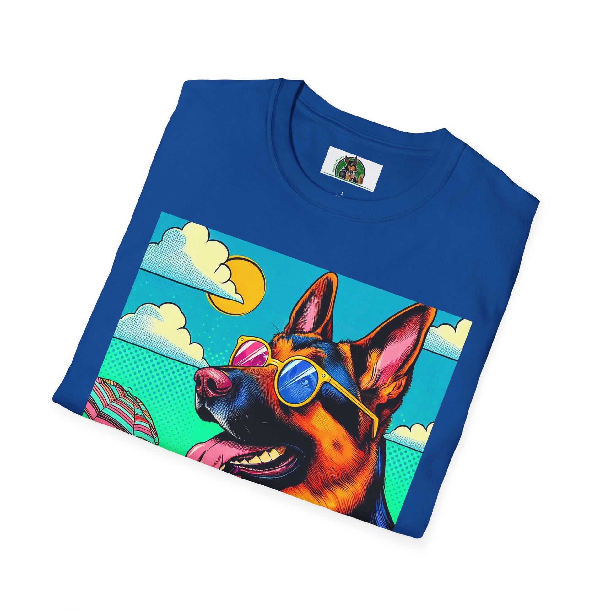 German Shepherd vacation shirt 👔 T-Shirt Printify