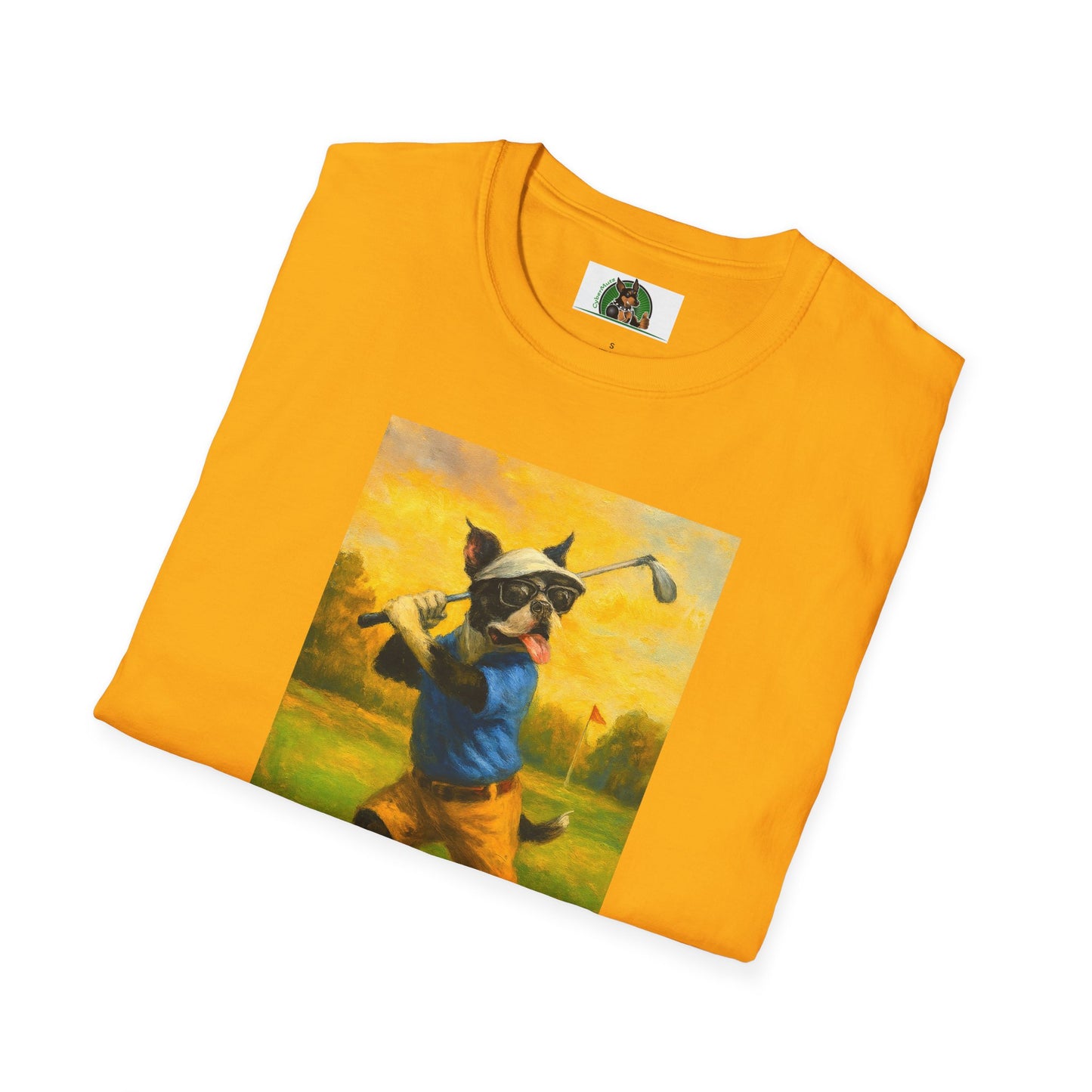 Sports Boston Terrier Golf T-Shirt