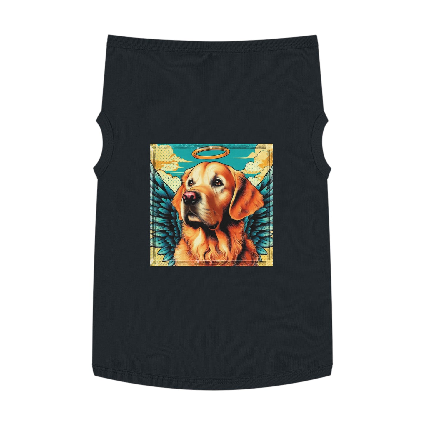 Golden Retriever pet tank top Pets Printify   