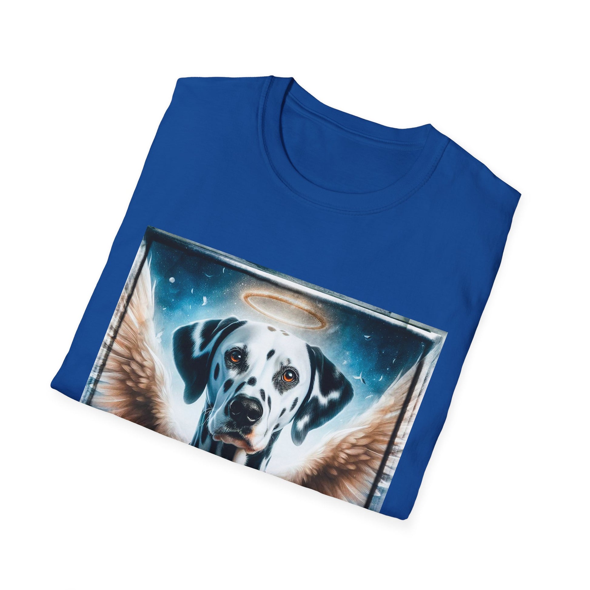 Dalmatian soaring angel t shirt T-Shirt Printify