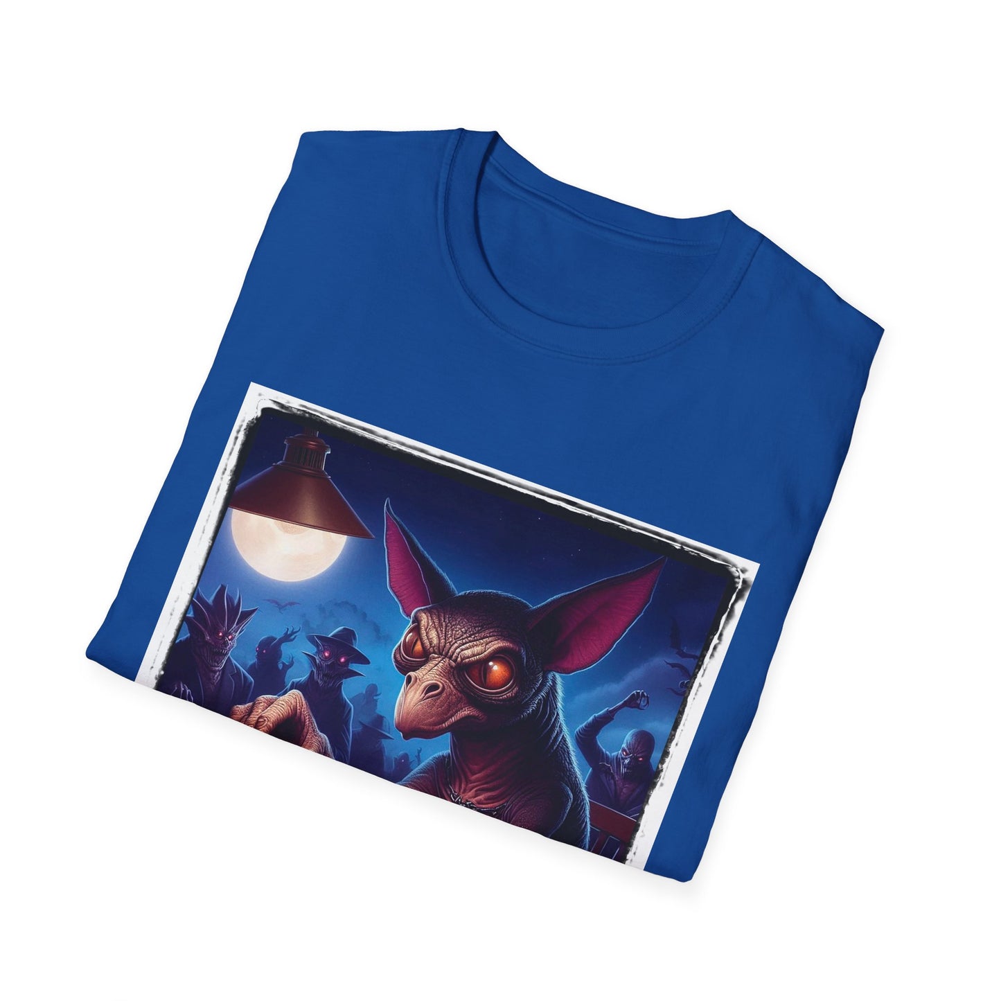Chupacabra card playing t shirt T-Shirt Printify