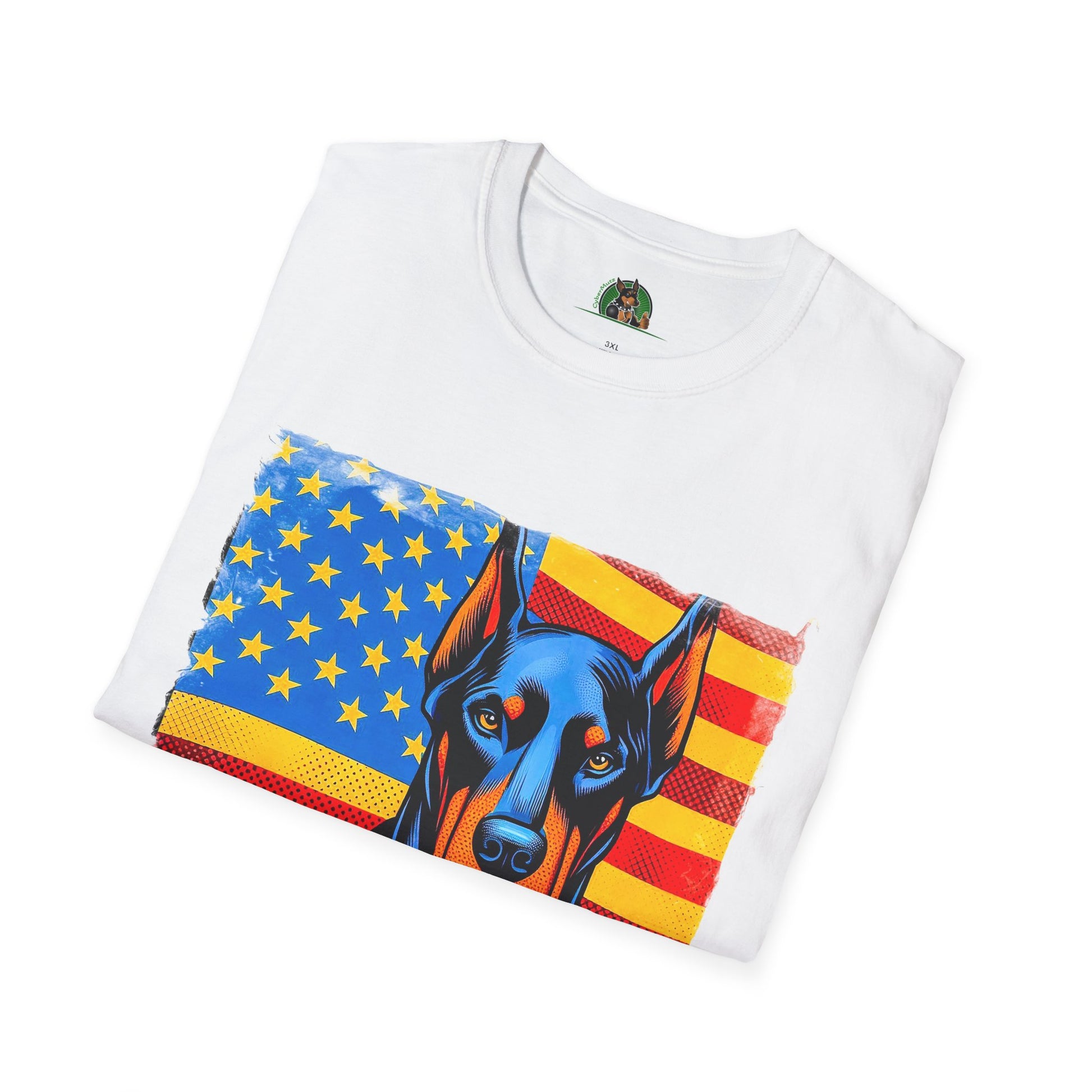 Doberman Air Force hero t shirt T-Shirt Printify