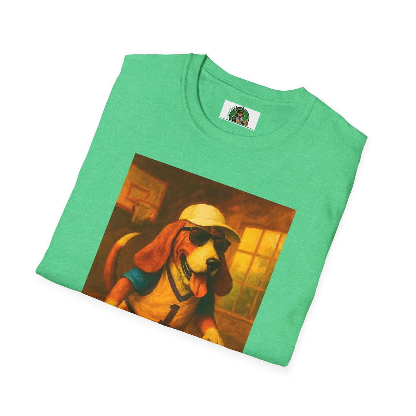 Sports Basketball Bassett Hound T-Shirt