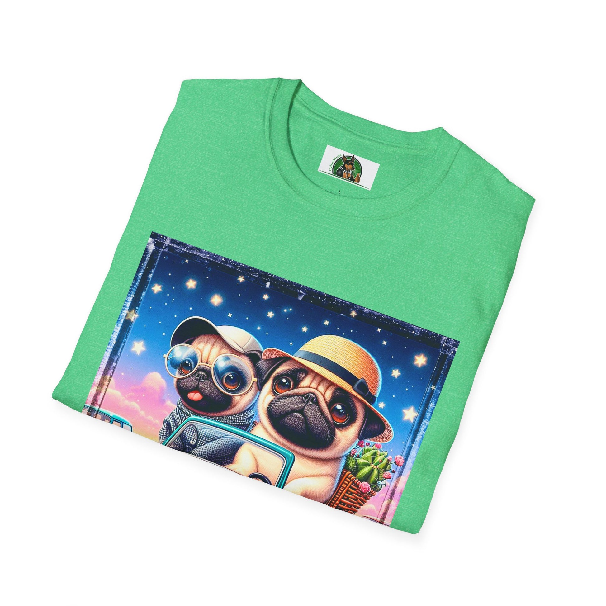 Wacky Pugs T-Shirt Printify   