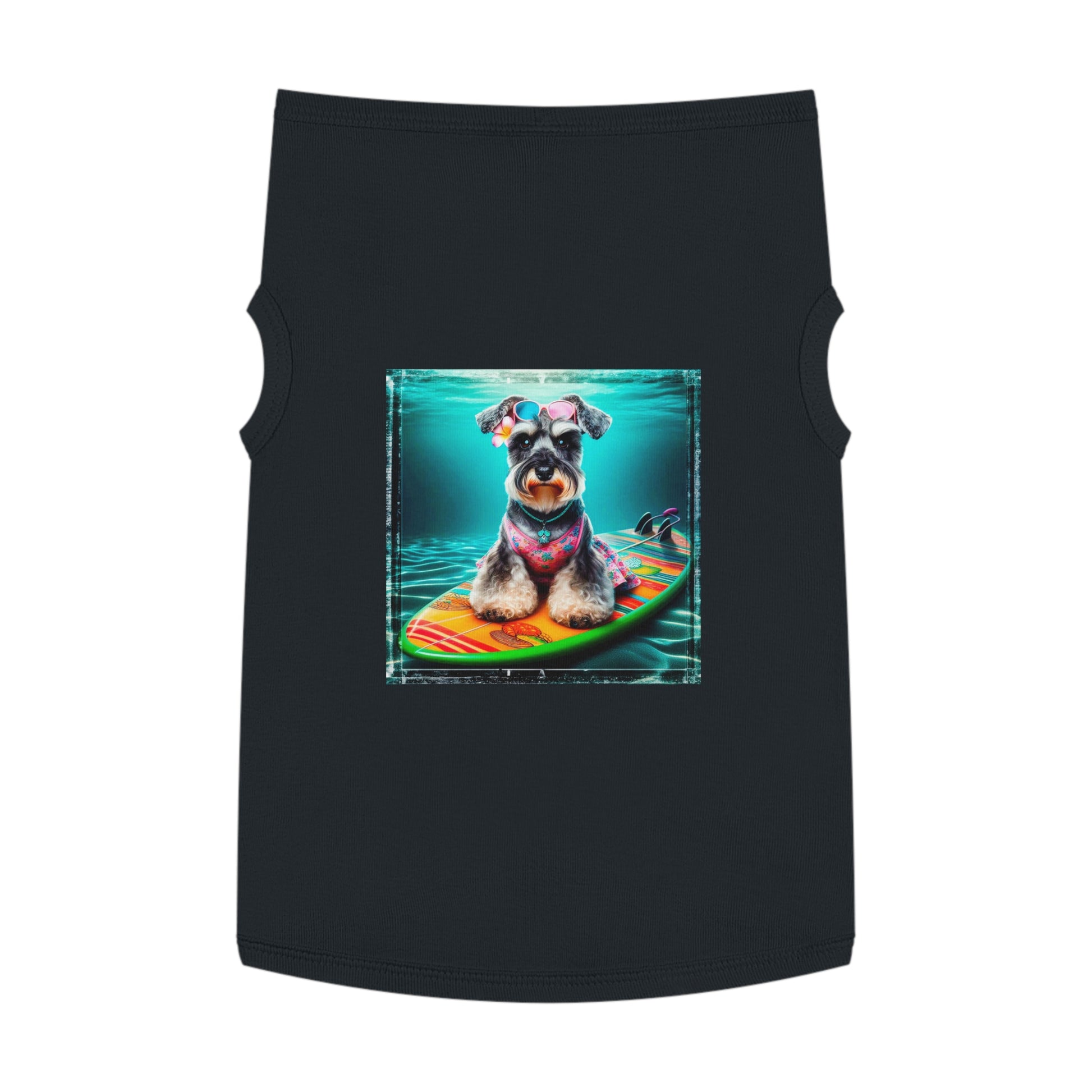 Pet Tank Top Miniature Schnauzer Pets Printify   