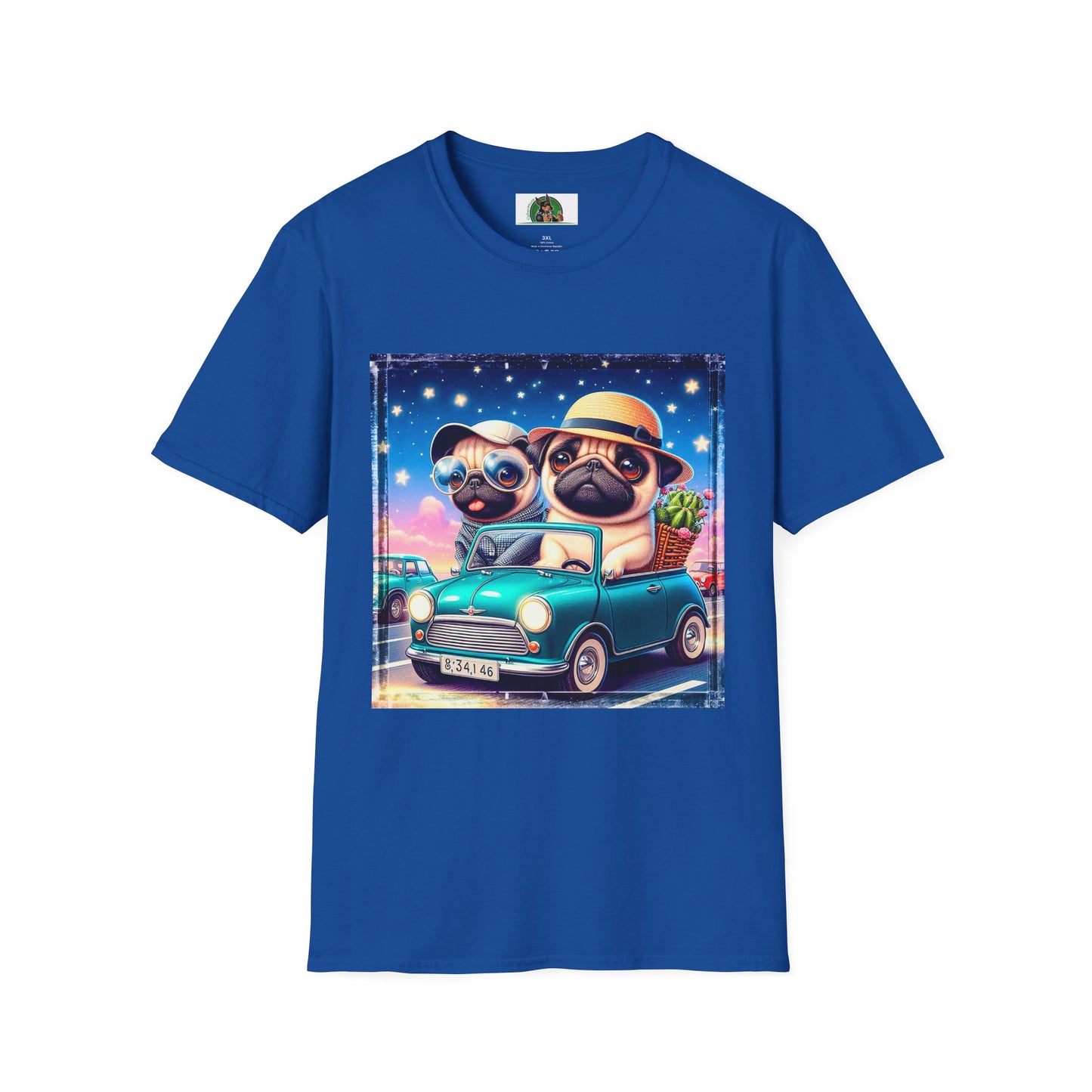 Wacky Pugs T-Shirt Printify XS Royal 