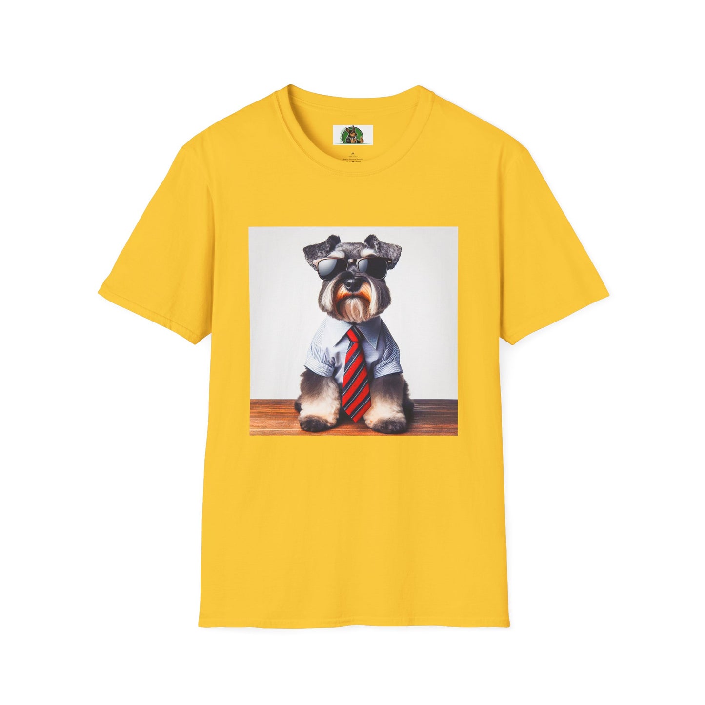 Schnauzer T-Shirt with Miniature Schnauzer Design T-Shirt Printify S Daisy 