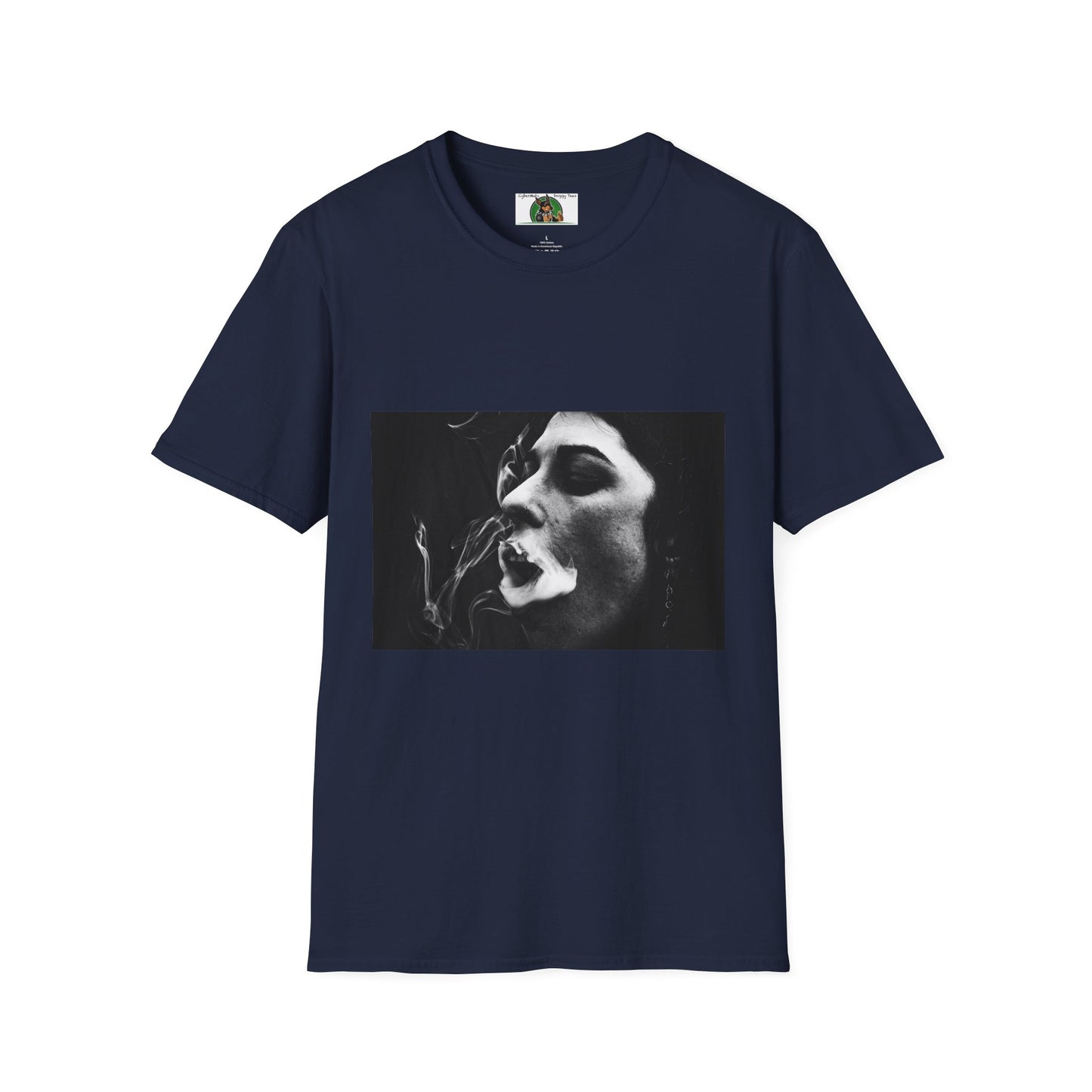 Mis·cel·la·ne·ous Smoke T-Shirt Printify S Navy 