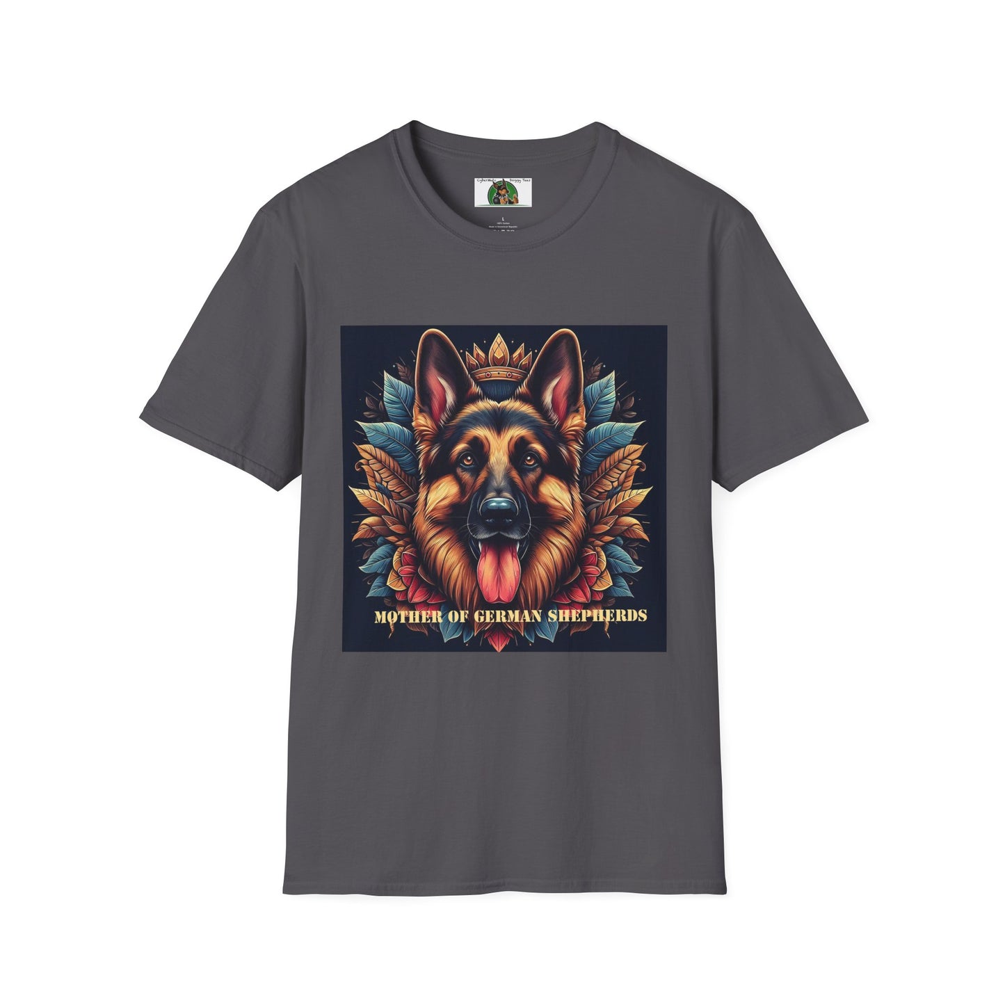 Mis·cel·la·ne·ous German Shepherd "Mother of German Shepherds" T-Shirt Printify S Charcoal 