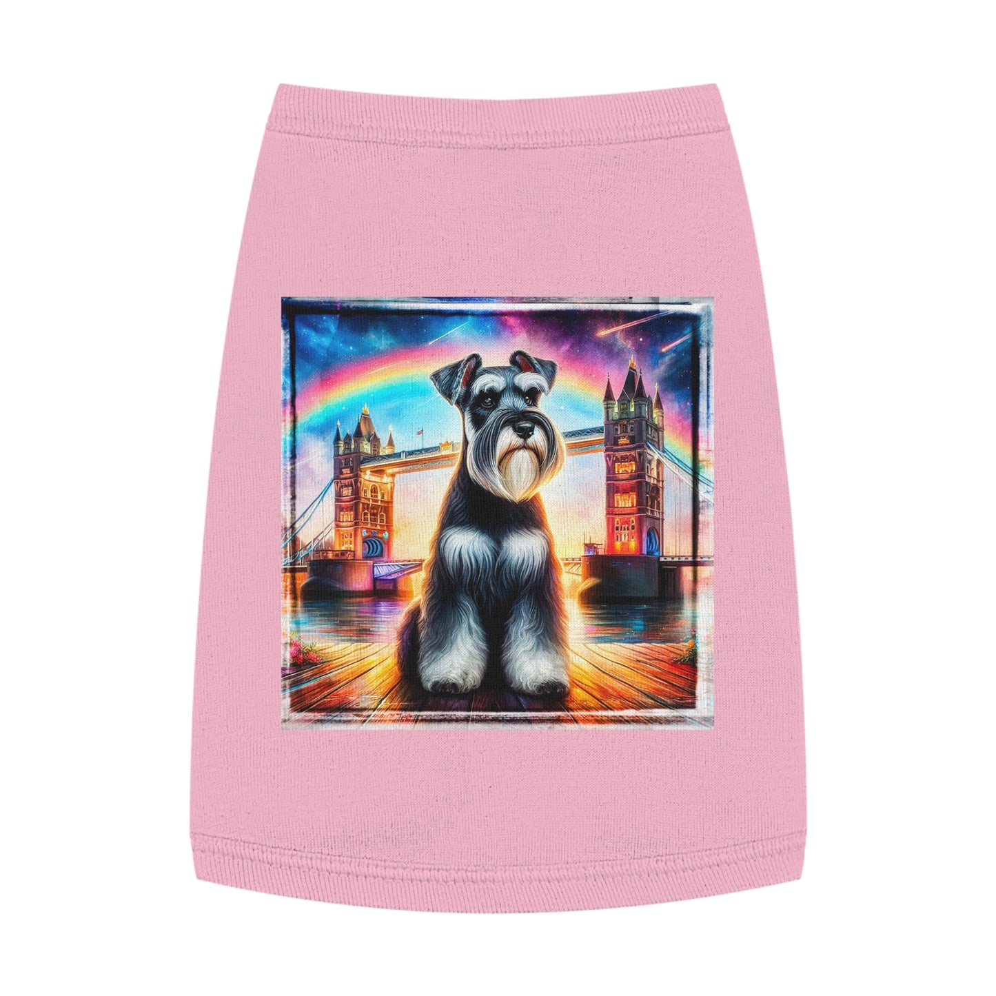 Pet Tank Top Miniature Schnauzer Pets Printify M Pink 