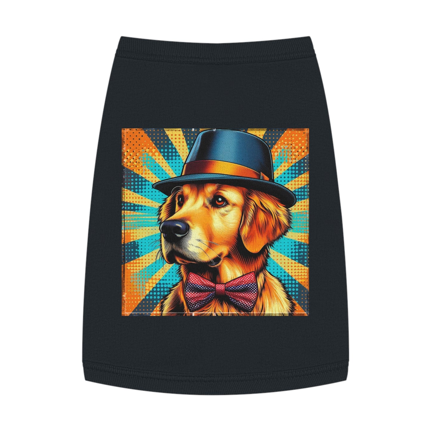 Golden Retriever pet tank top Pets Printify   