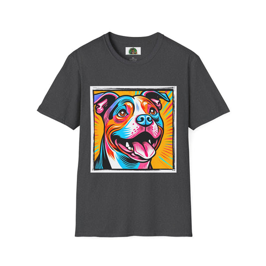 Pit Bull T-Shirt Printify XS Dark Heather