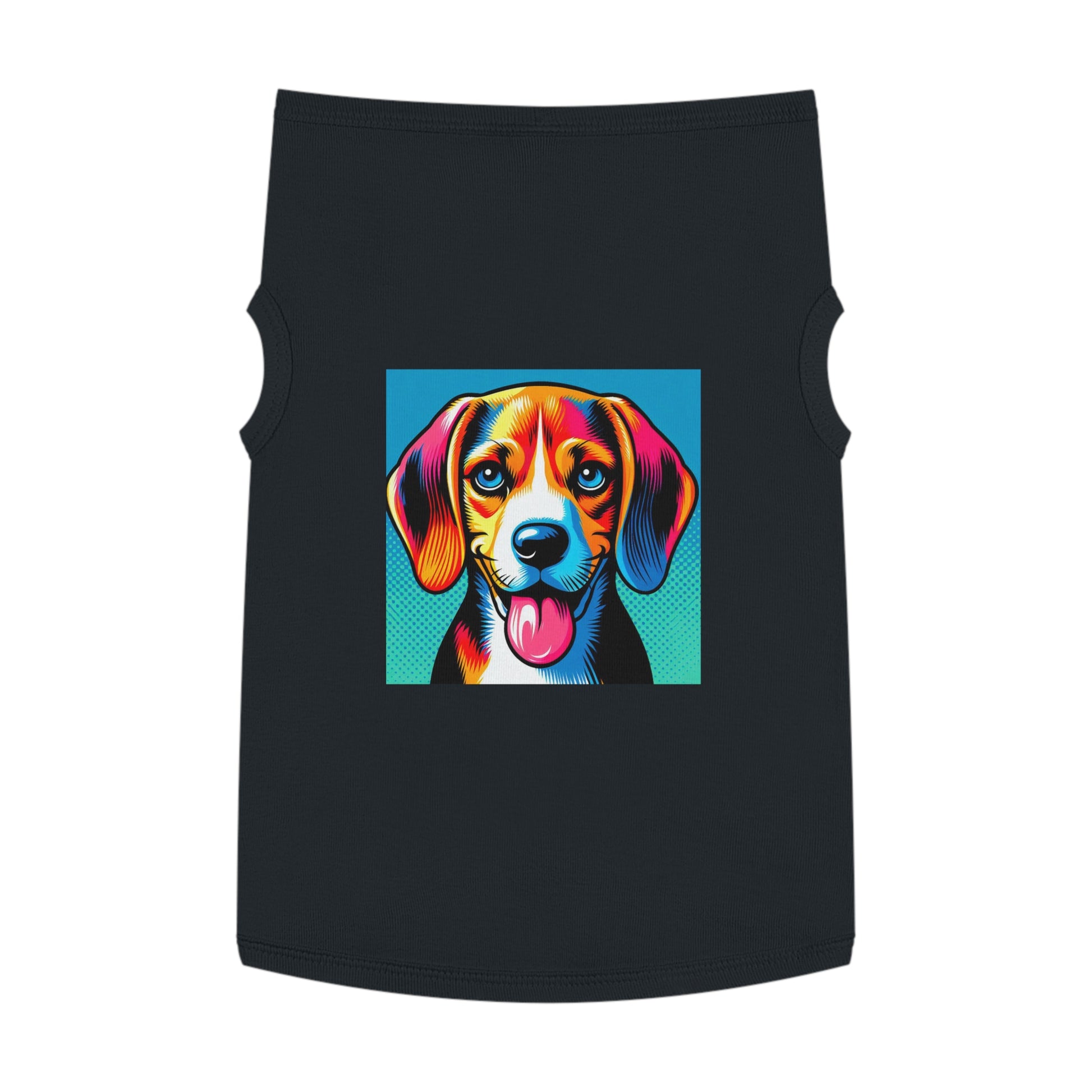 Pet Tank Top Beagle Colorful Dog Pets Printify   