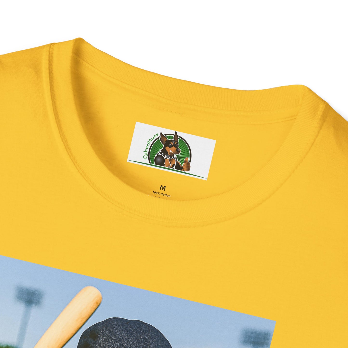 Baseball Doberman Sports T-Shirt