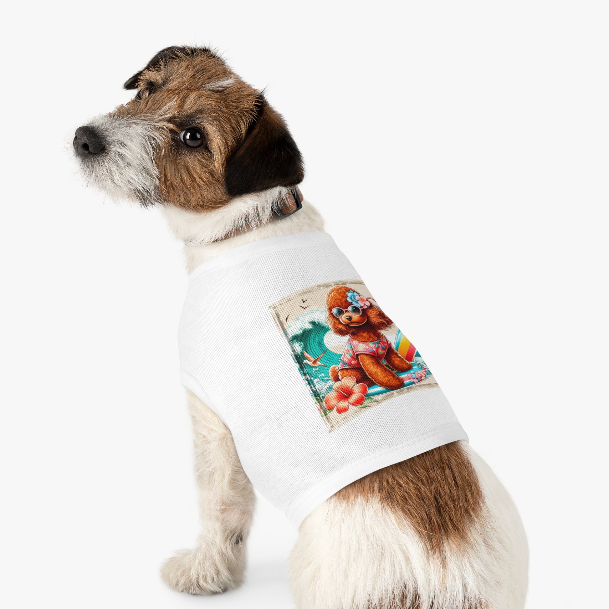 Pet Tank Top Poodle Pets Printify   