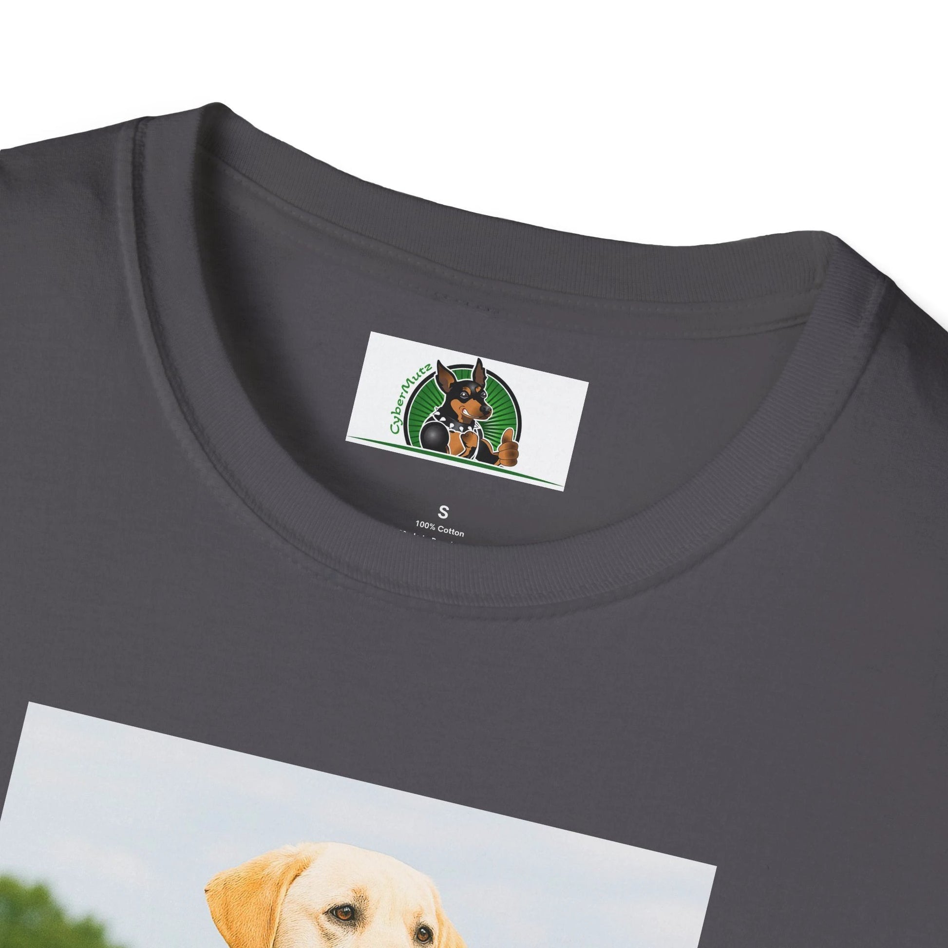 Labrador Retriever Soccer T-Shirt — Dog Lover Sports Tee T-Shirt Printify
