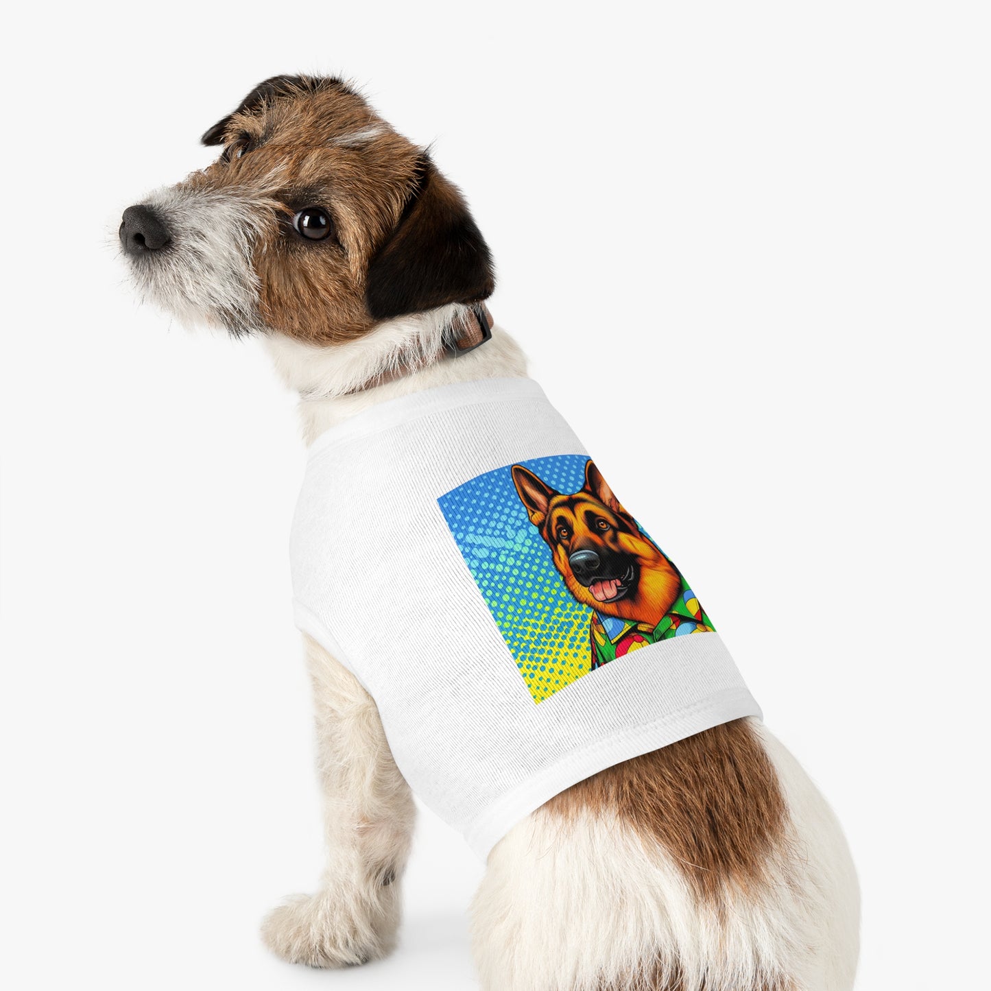 Pet Tank Top Gorman Shepherd fun shirt Pets Printify
