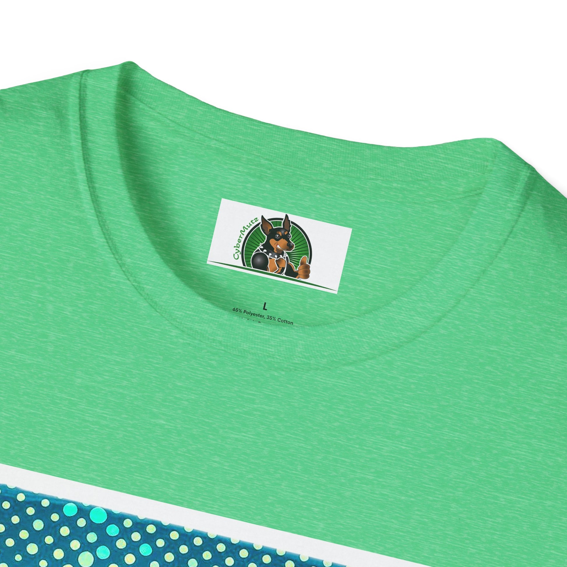 Wacky Australian Shepherd Dog In Colorful Car T-Shirt Printify