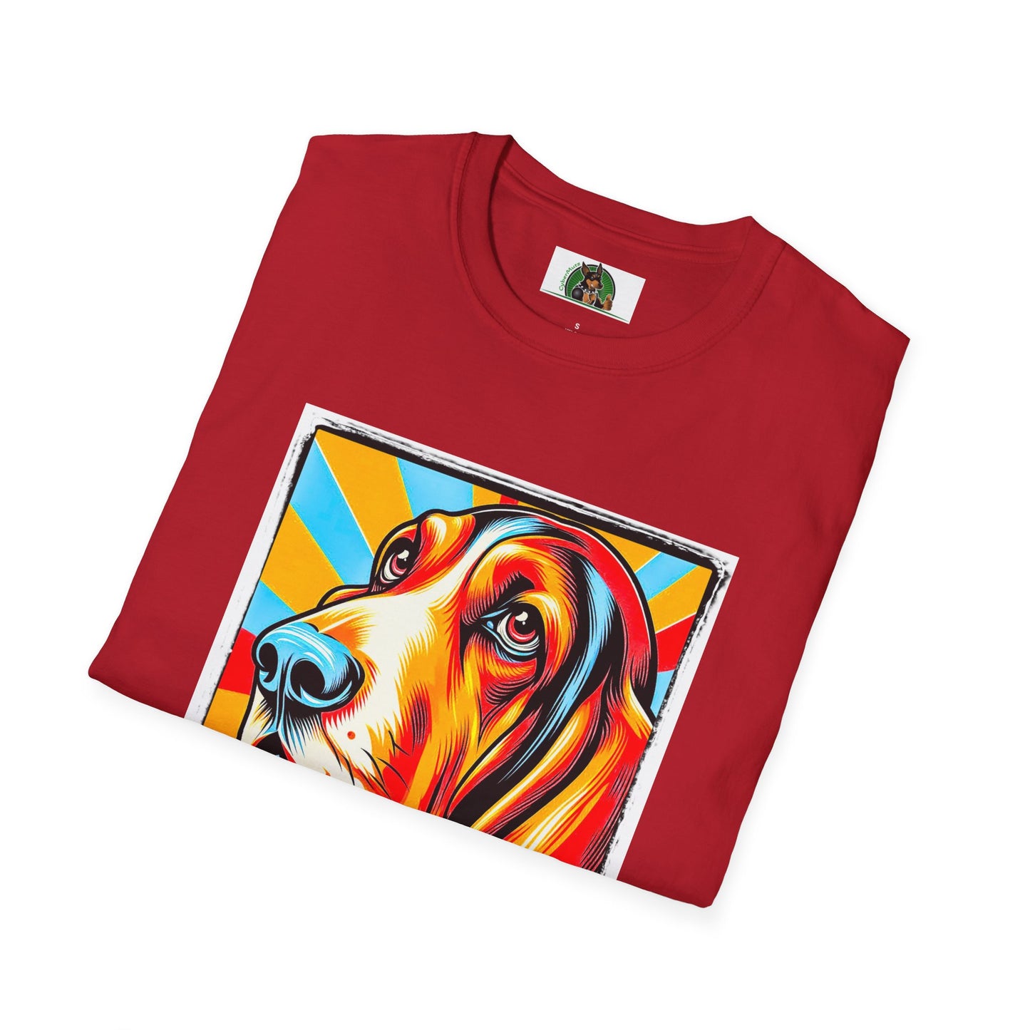 Basset Hound Pop Art 2 T-Shirt Printify   