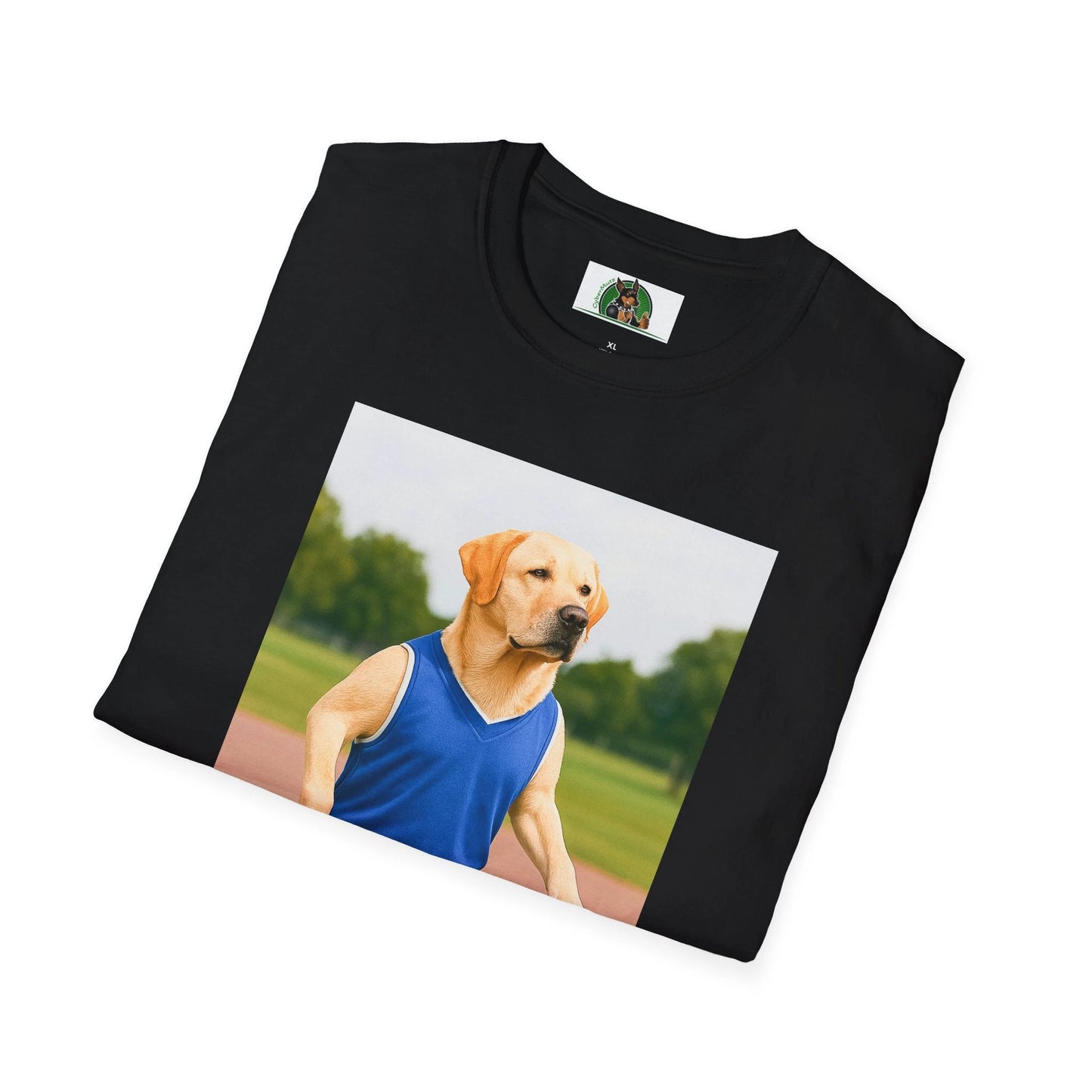 Labrador Retriever Basketball Tee — Dog Lover Sports T-Shirt by Printify