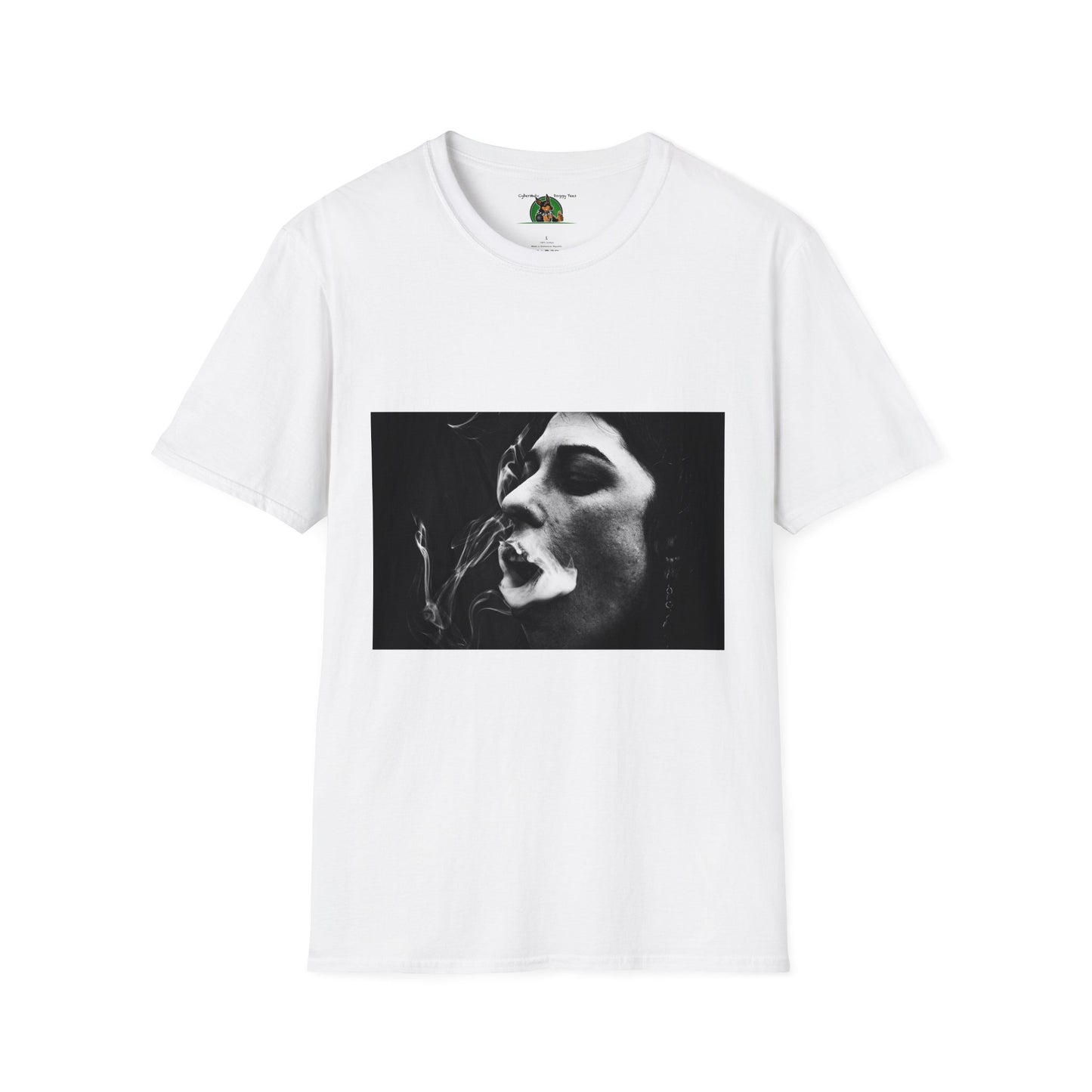 Mis·cel·la·ne·ous Smoke T-Shirt Printify S White 