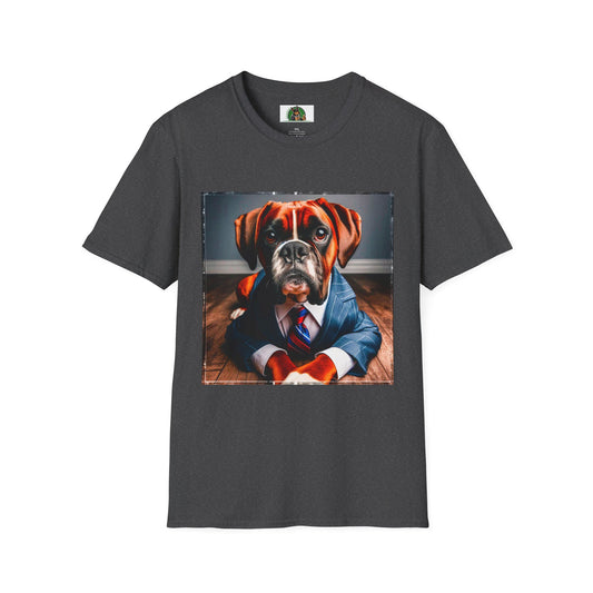 Boxer T-Shirt Printify XS Dark Heather 