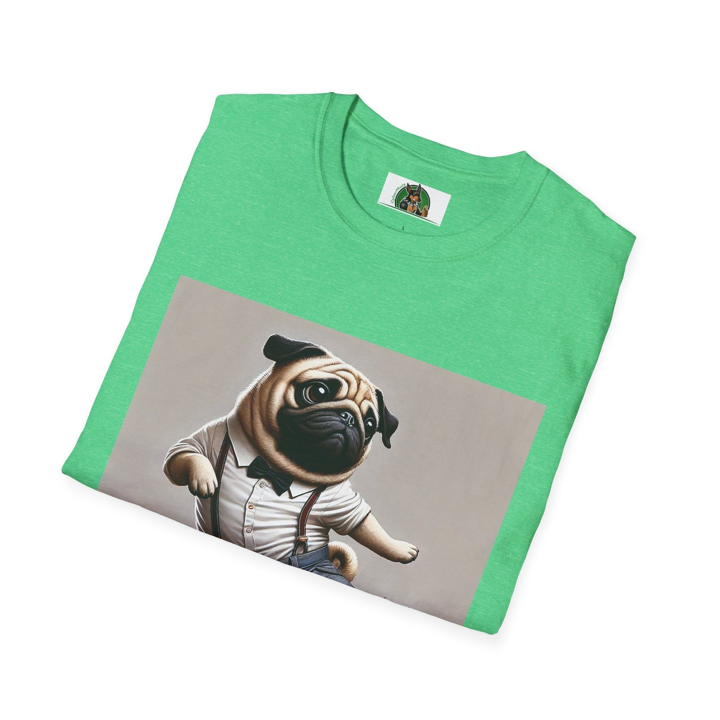 Dancing Pug T-Shirt - Fun and Playful Tee for Dog Lovers