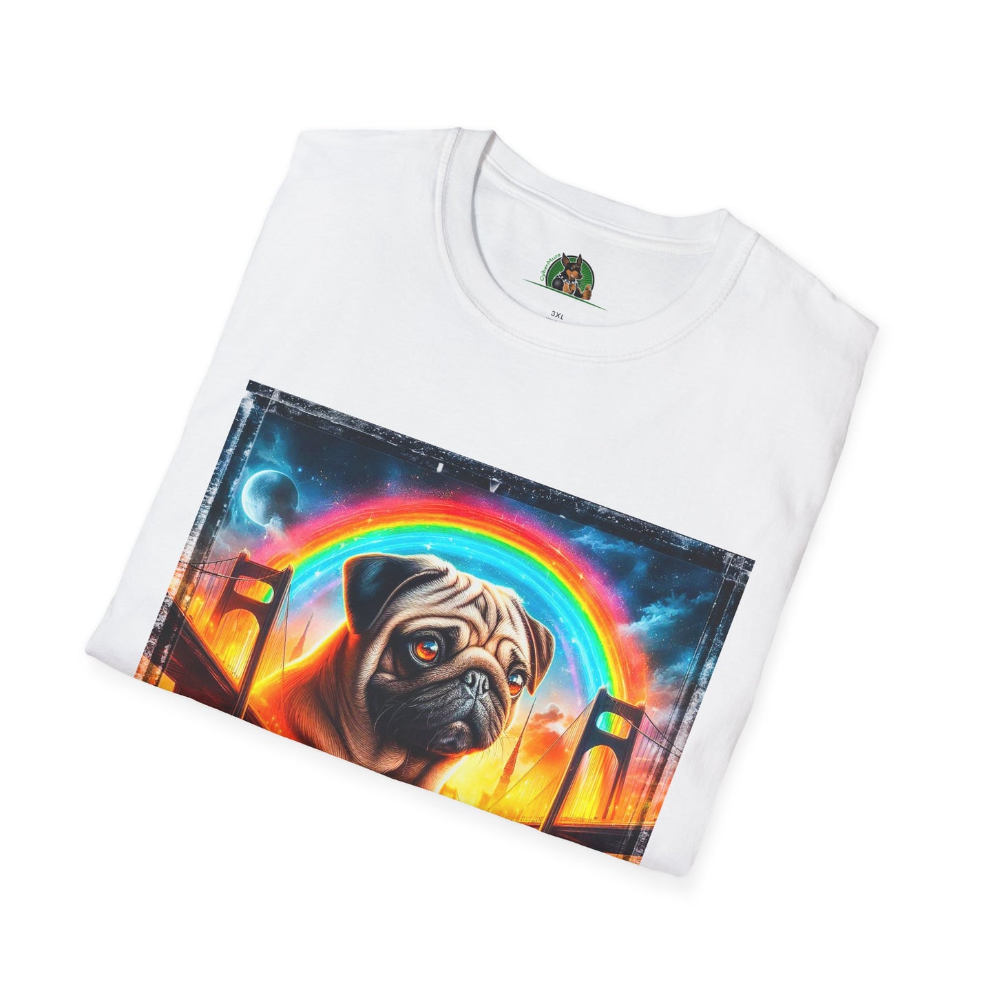 Pugs T-Shirt Printify   