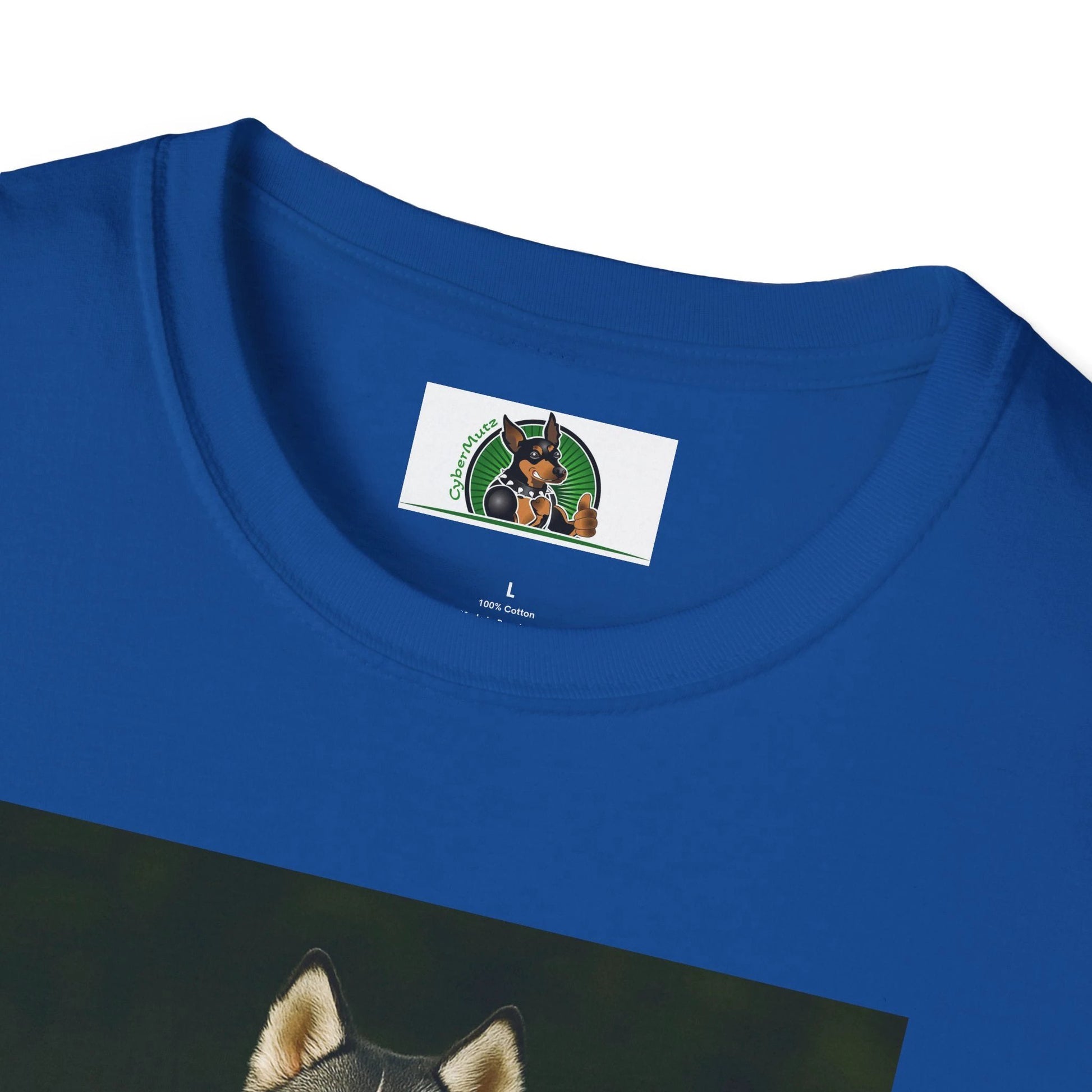 Husky Soccer T-Shirt — Sports Dog Playing Soccer Tee T-Shirt Printify