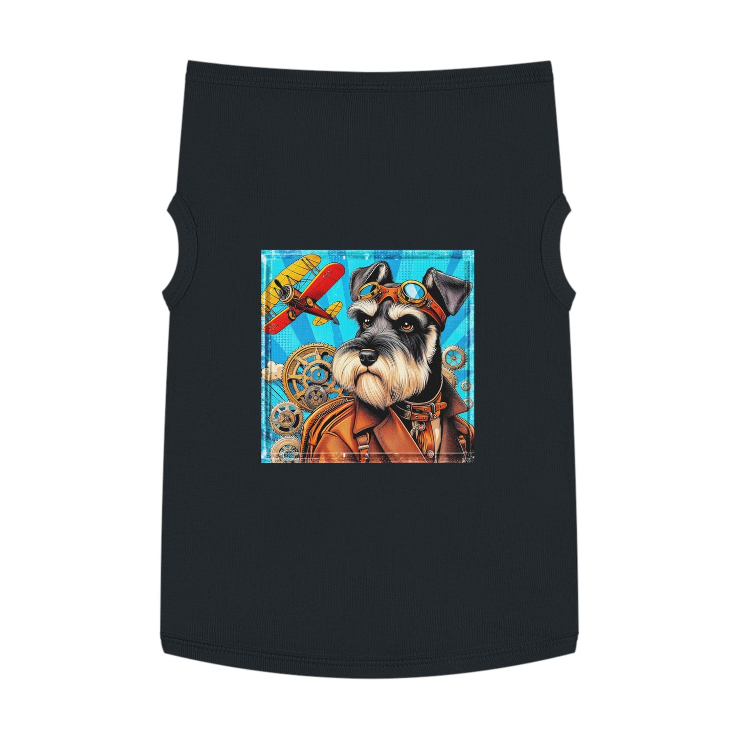 Pet Tank Top Miniature Schnauzer Pets Printify   