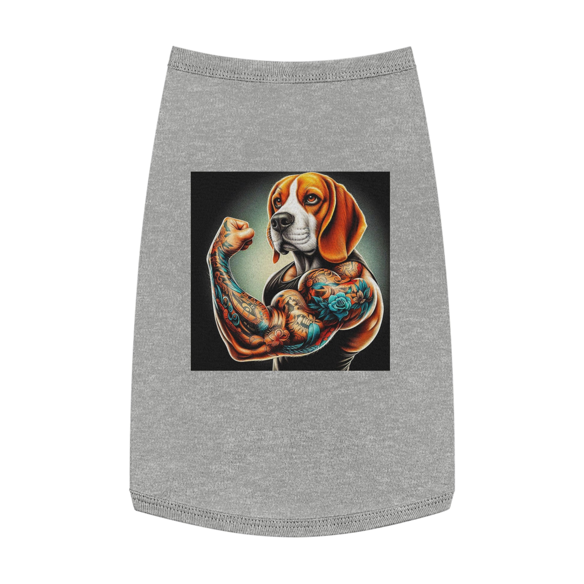 Pet Tank Top Beagle Muscle Dog Pets Printify   