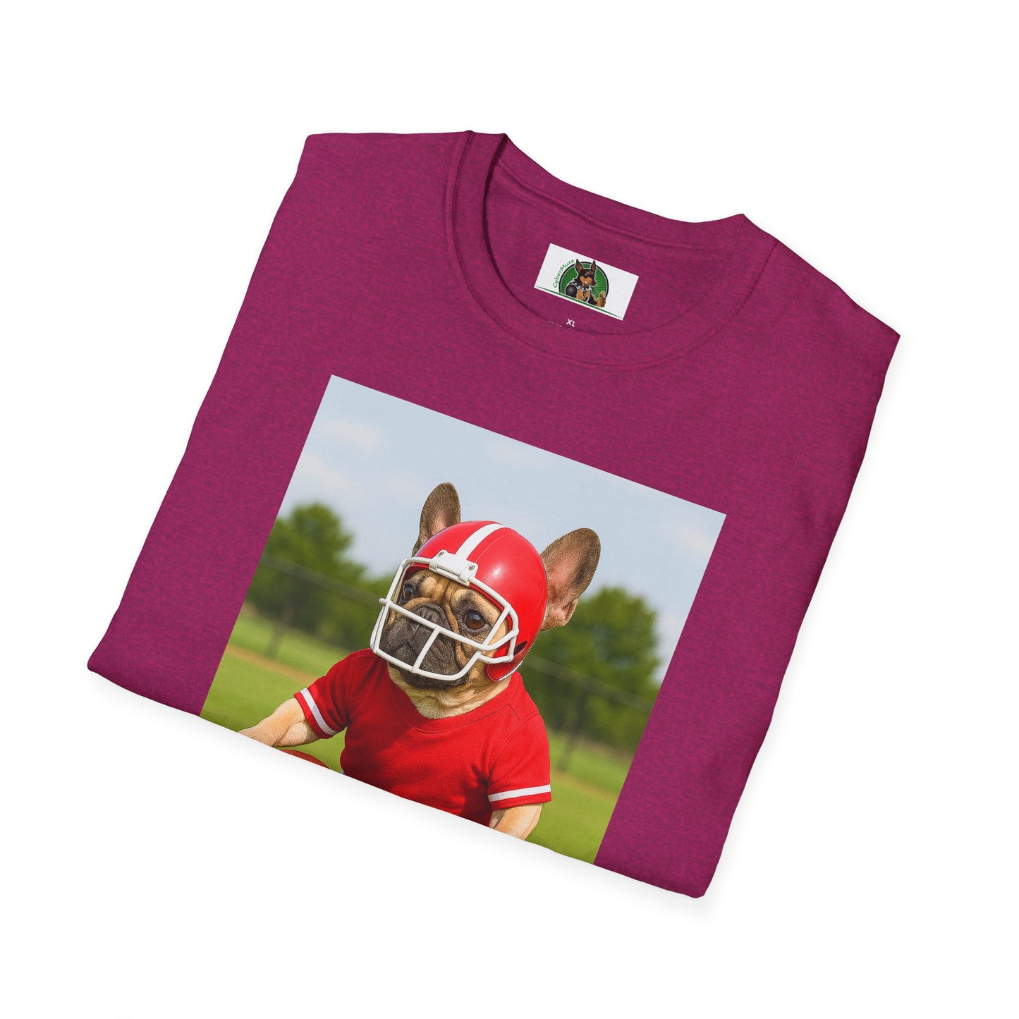 Sports Football French Bulldog T-Shirt