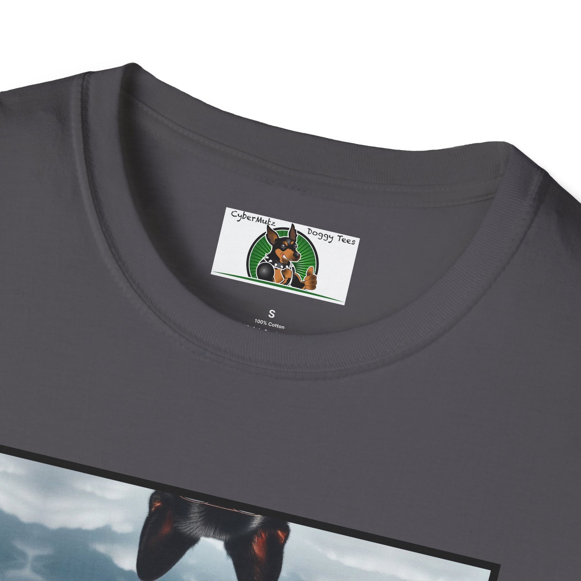 German Shepherd Agent Dog Unisex Softstyle T-Shirt T-Shirt Printify