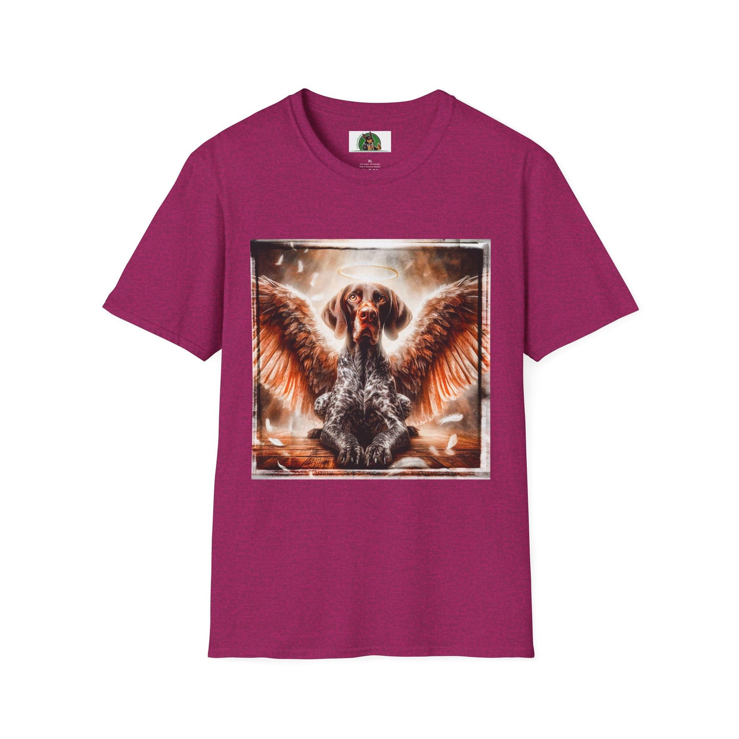 German Shorthaired Pointer T-Shirt Printify S Antique Heliconia 