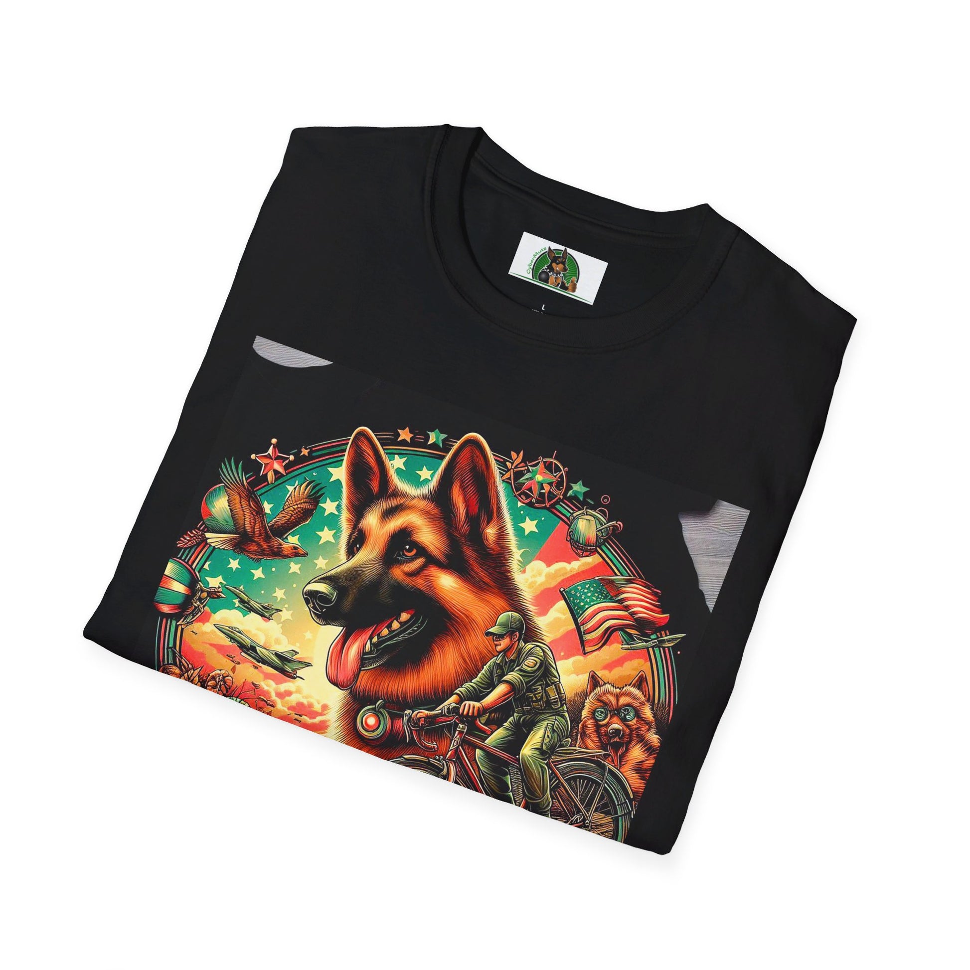 German Shepherd T-Shirt Printify   