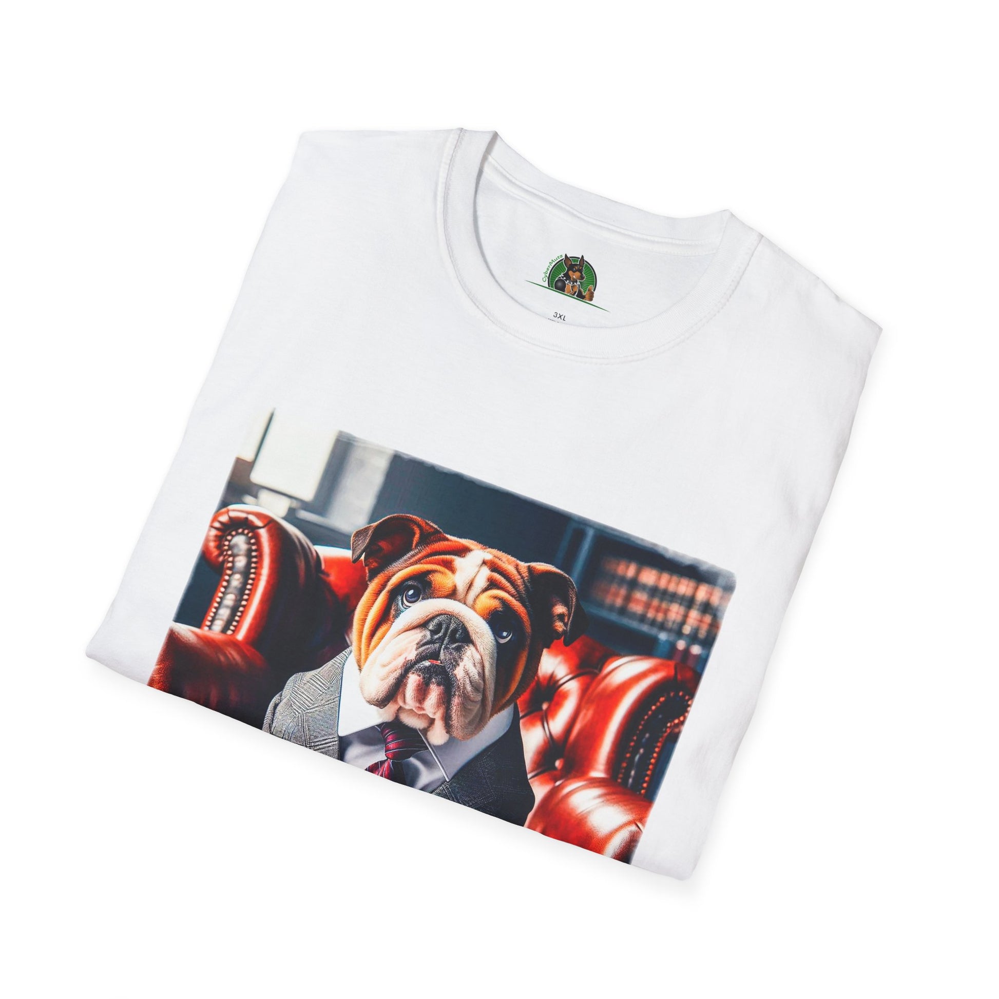 Bulldog T-Shirt Printify