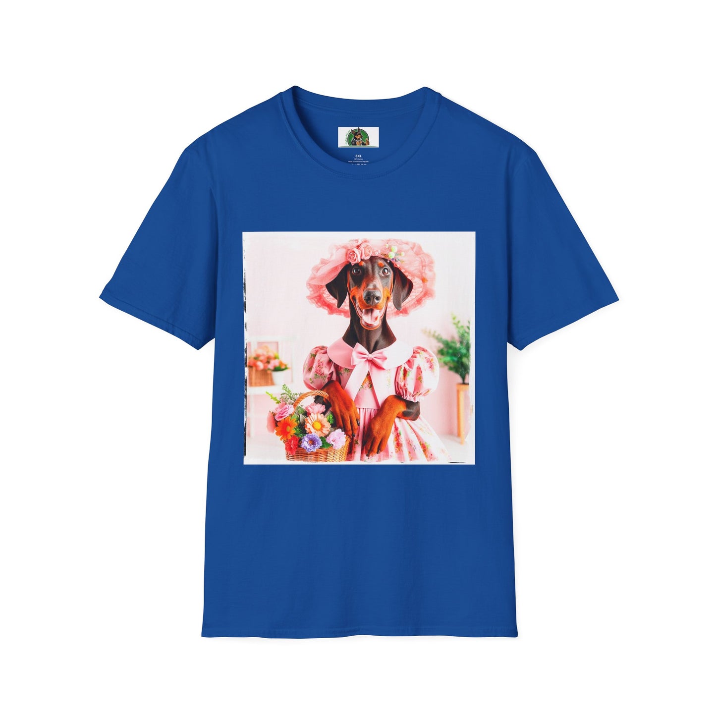 Doberman T-Shirt Printify XS Royal