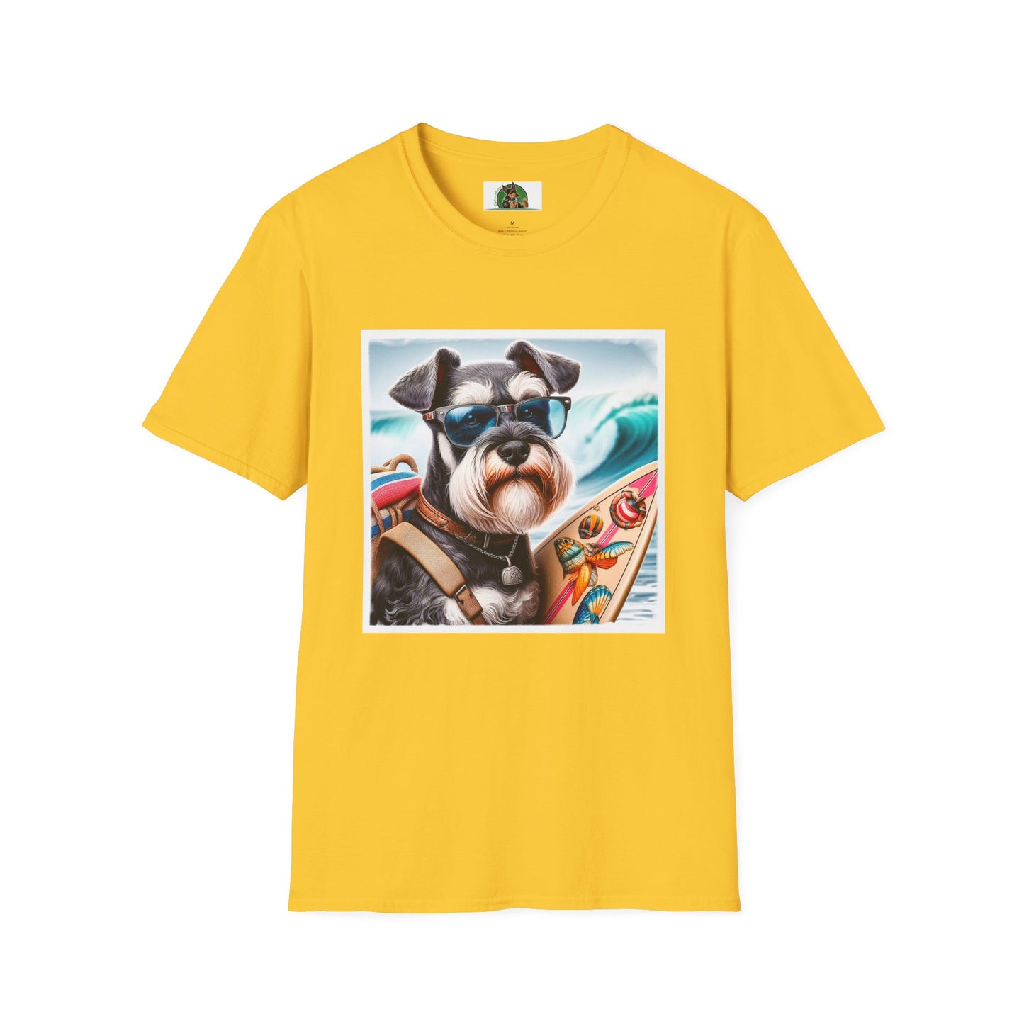 Schnauzer T-Shirt with Miniature Schnauzer Design T-Shirt Printify S Daisy