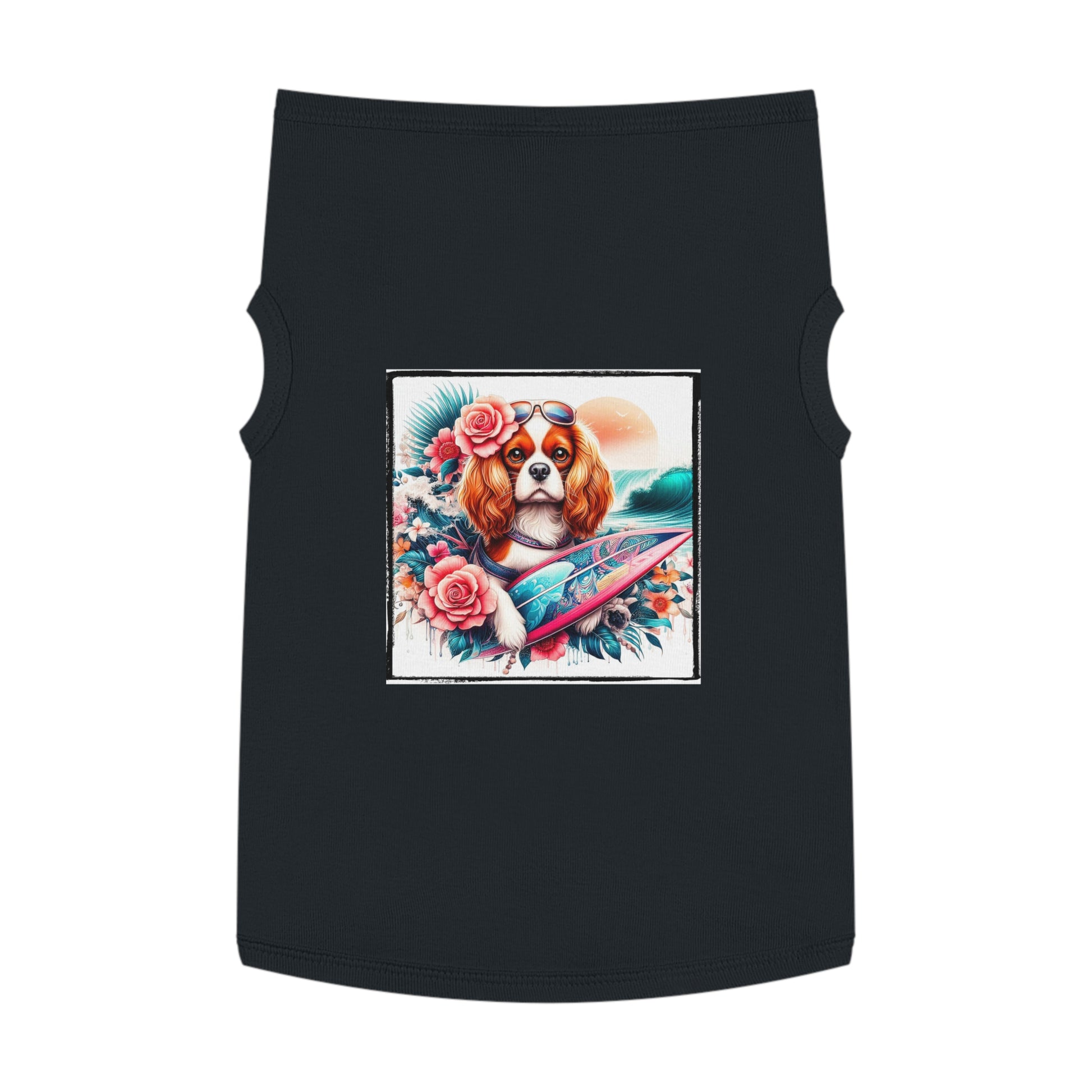 Pet Tank Top Cavalier King Charles Spaniel Pets Printify