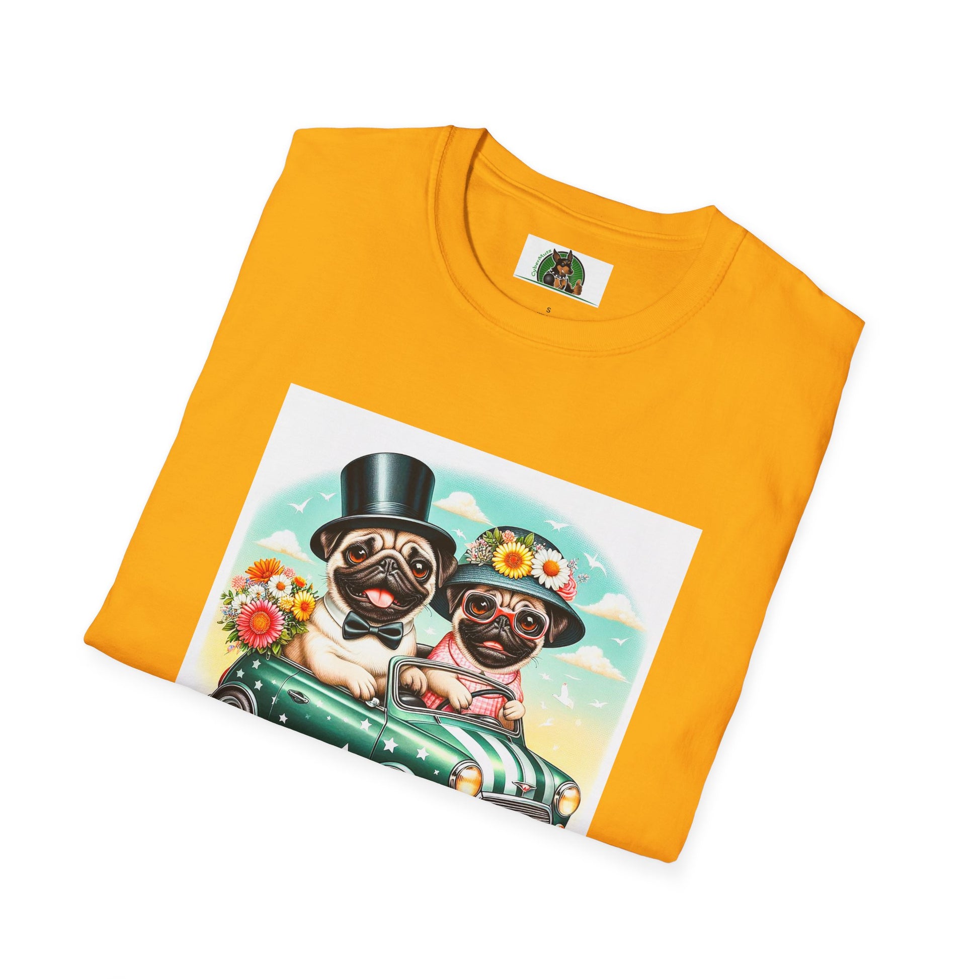 Wacky Pugs T-Shirt Printify   