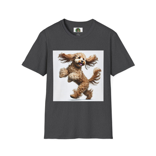 Dancing CockerPoo T-Shirt T-Shirt Printify XS Dark Heather