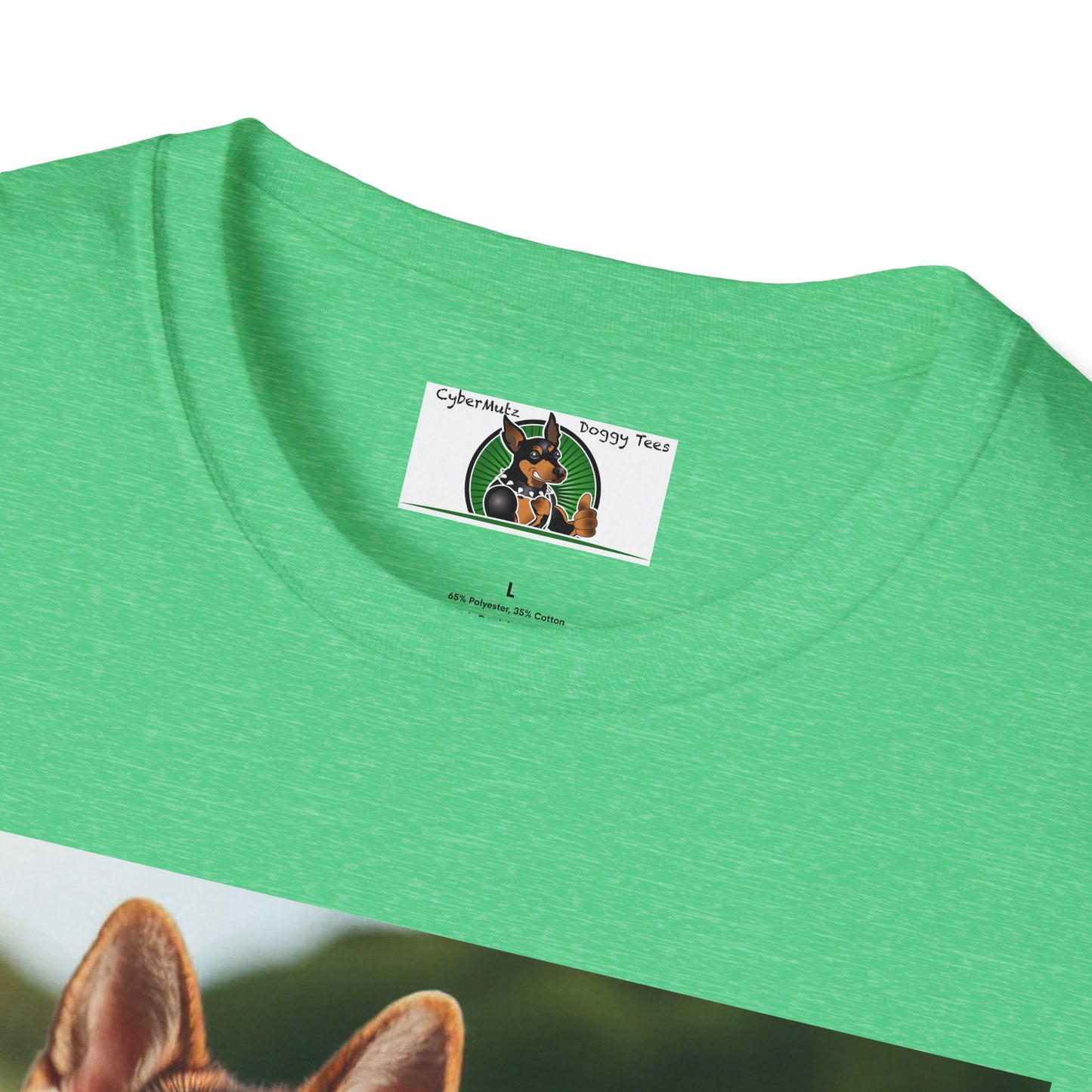 German Shepherd in a Wacky Little Car T-Shirt Printify   