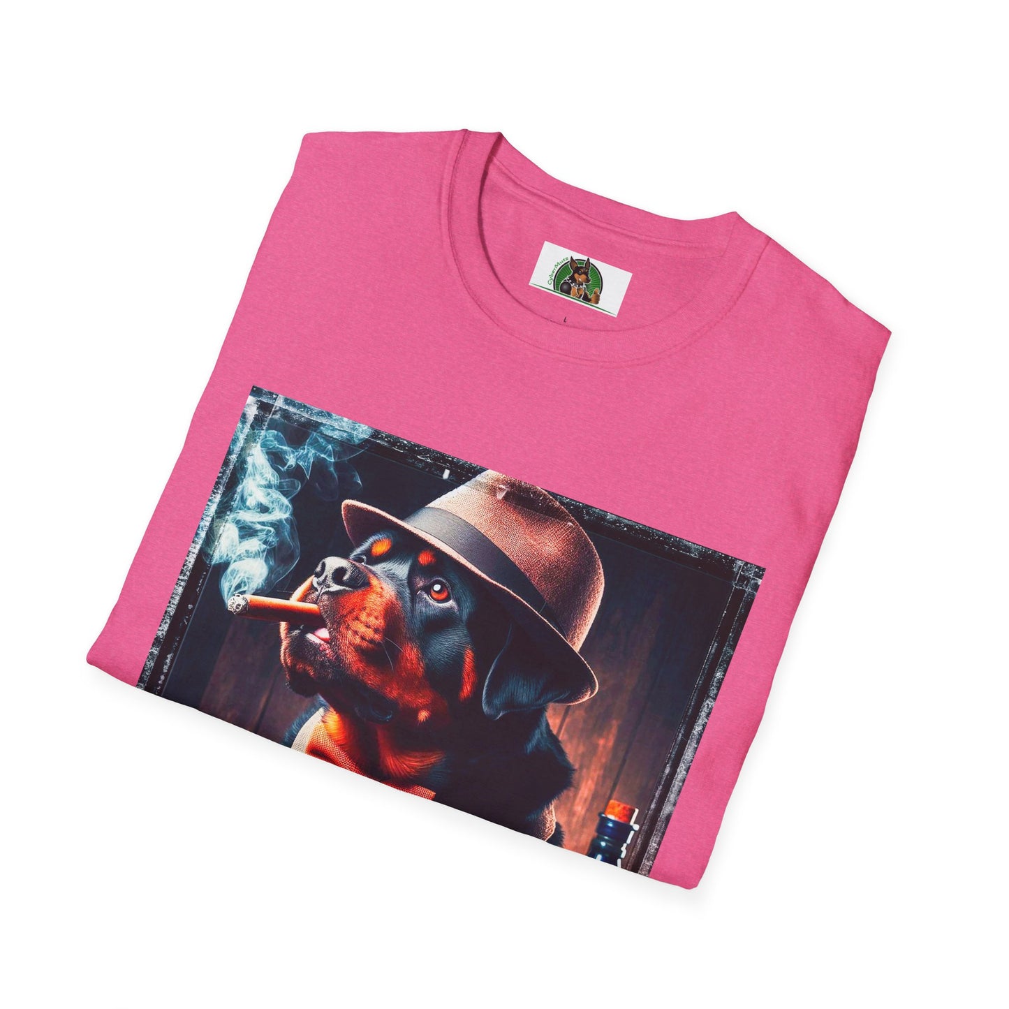 Rottweiler smoking a cigar shirt